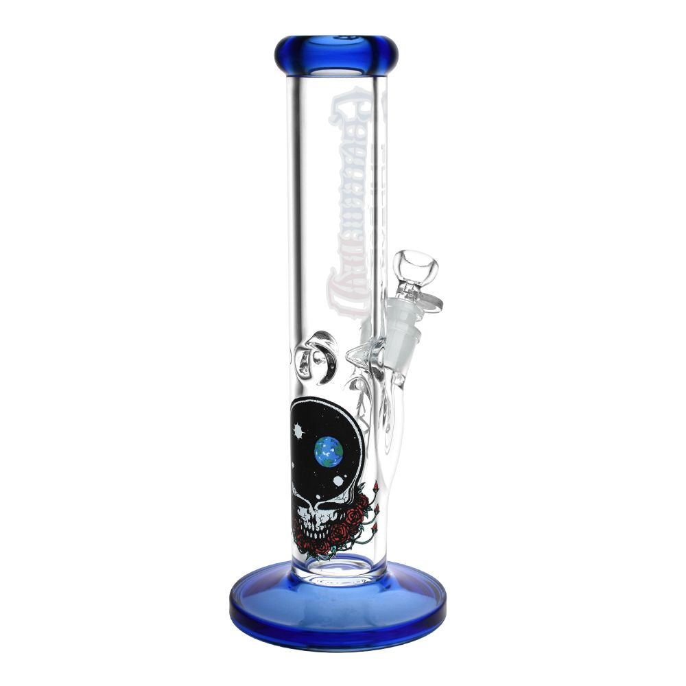 11.75&quot; Grateful Dead Space Your Face Straight Tube Glass Bong