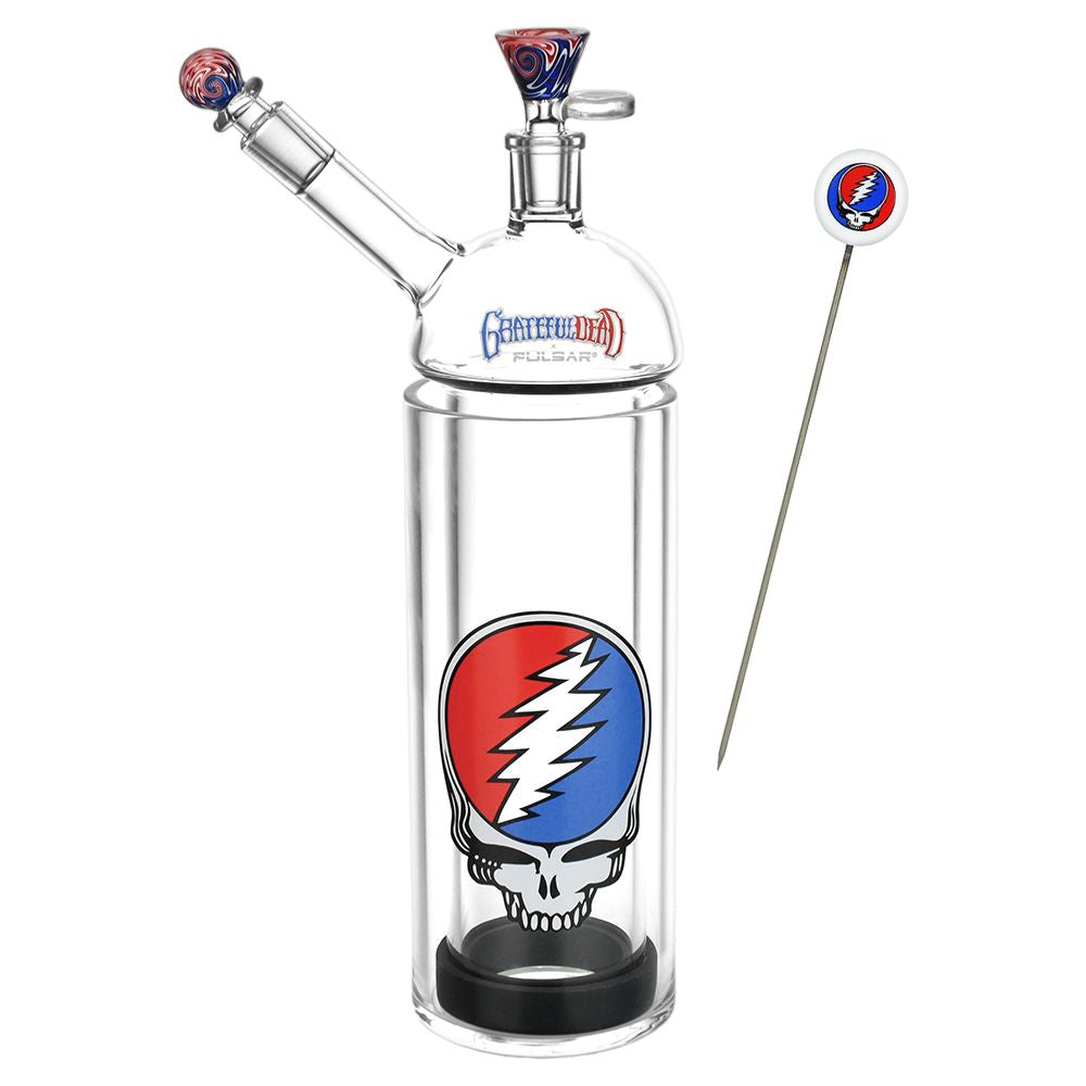 Grateful Dead x Pulsar Glass Gravity Water-pipe - 12.25&quot;