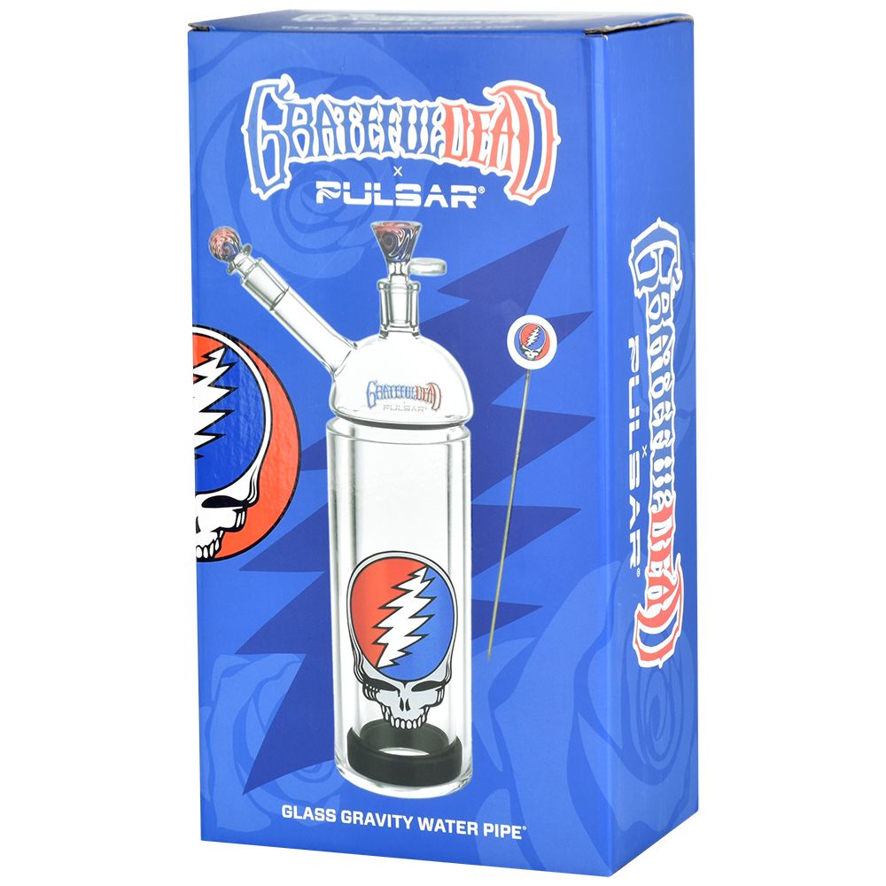 Grateful Dead x Pulsar Glass Gravity Water-pipe - 12.25&quot;