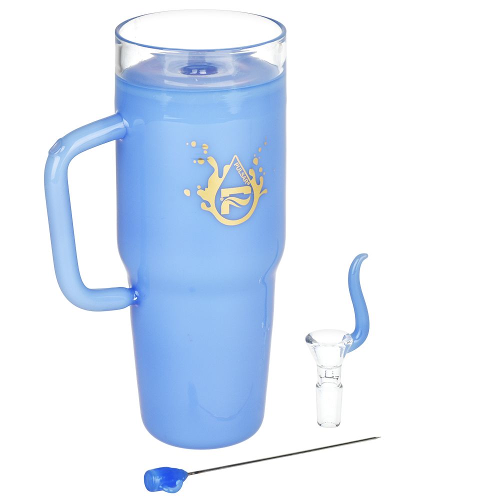 Stonely Cup Glass Bong - 8.5&quot;