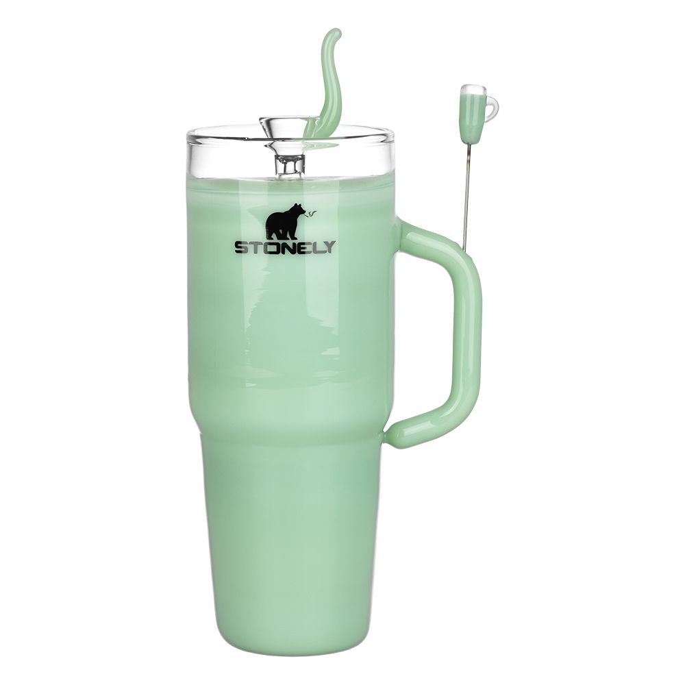 Stonely Cup Glass Bong - 8.5&quot;