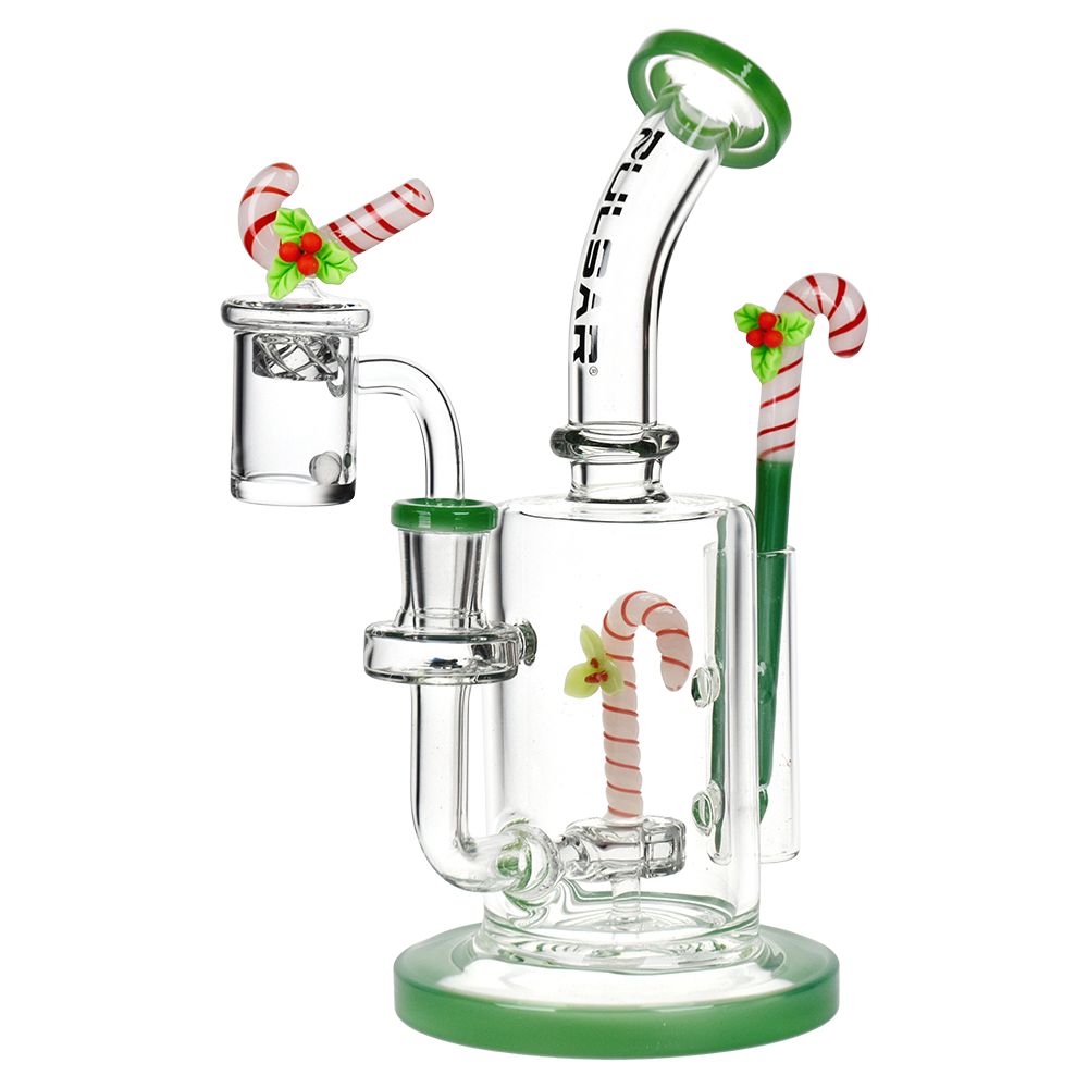 Holidaze Series Glass Dab Rig Set - 8.25&quot;