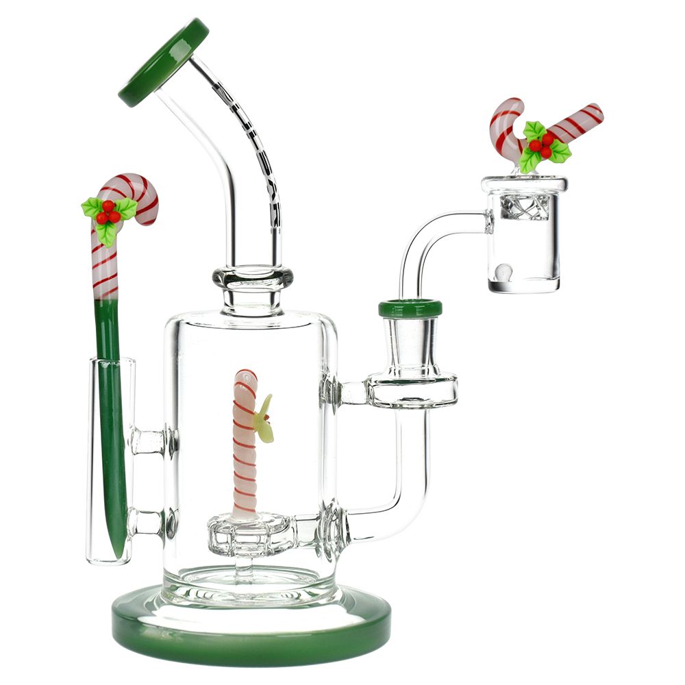 Holidaze Series Glass Dab Rig Set - 8.25&quot;