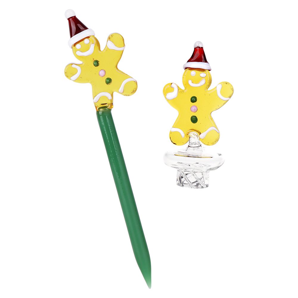 Holidaze Series Glass Dab Rig Set - 8.25"