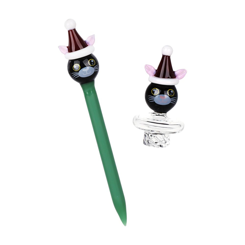 Holidaze Series Glass Dab Rig Set - 8.25"