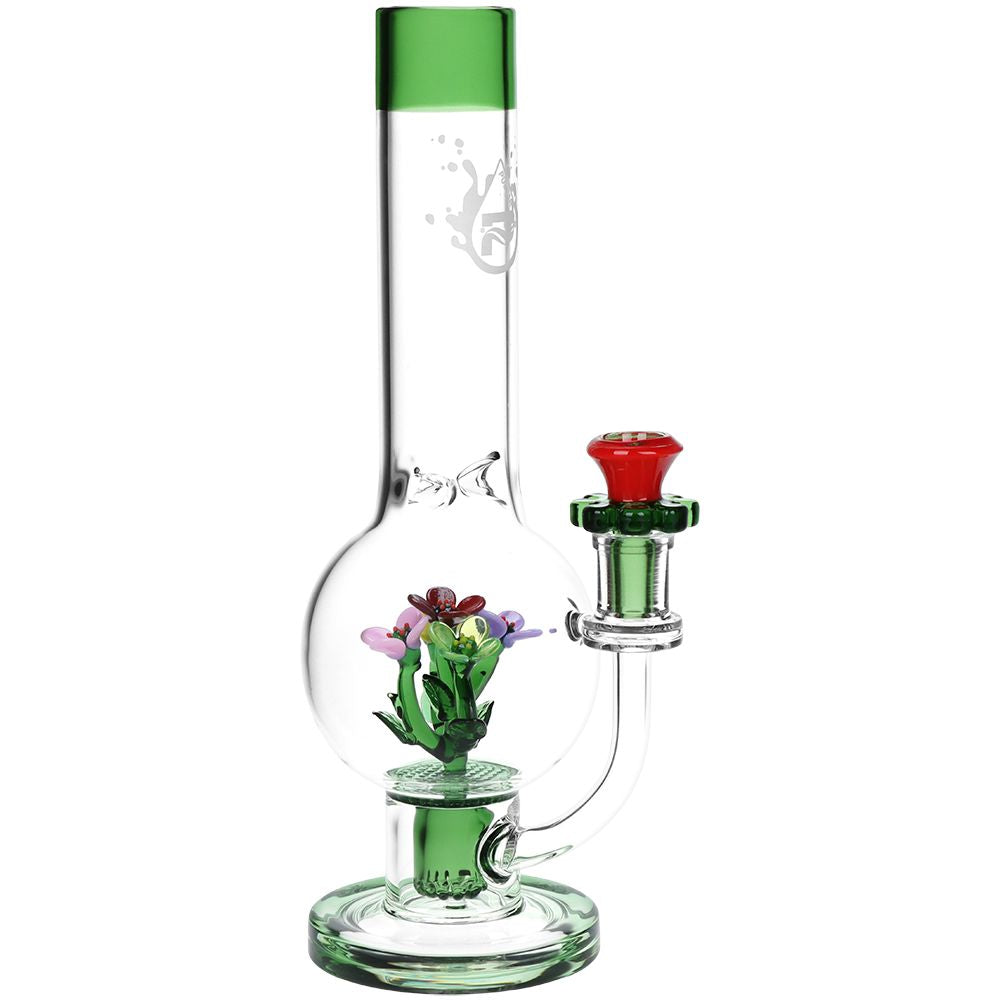 Chill Flowerz Glass Bong - 12