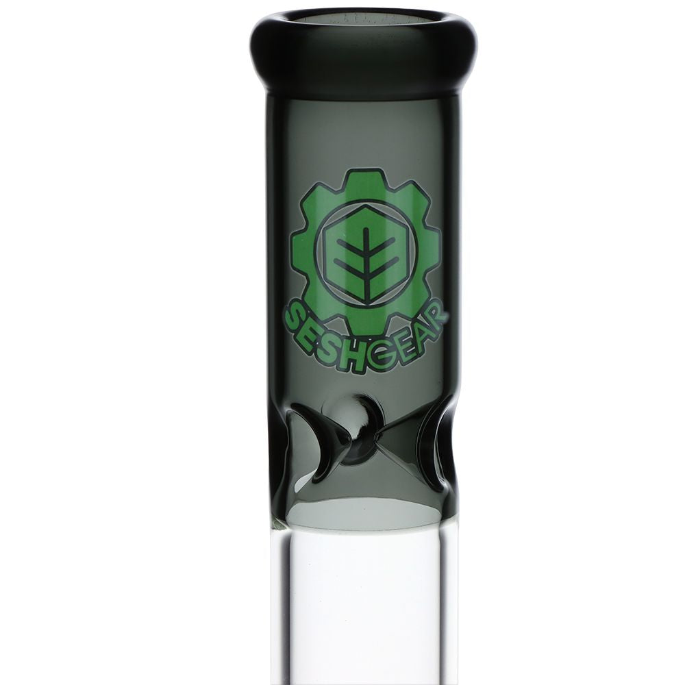 Triple Honeycomb Perc Straight Tube Water Pipe - 15&quot;