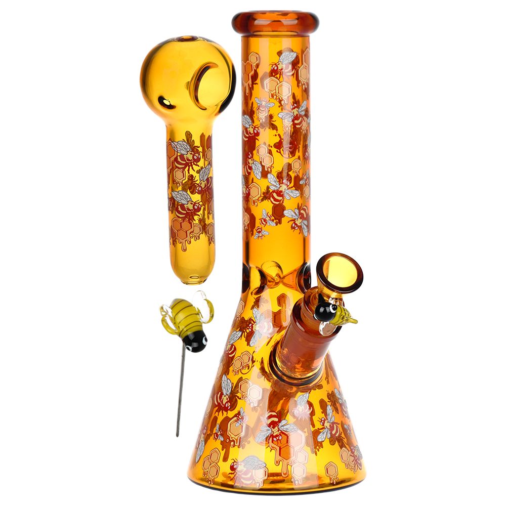 Greatest Hits Series Glow Bong and Pipe Duo