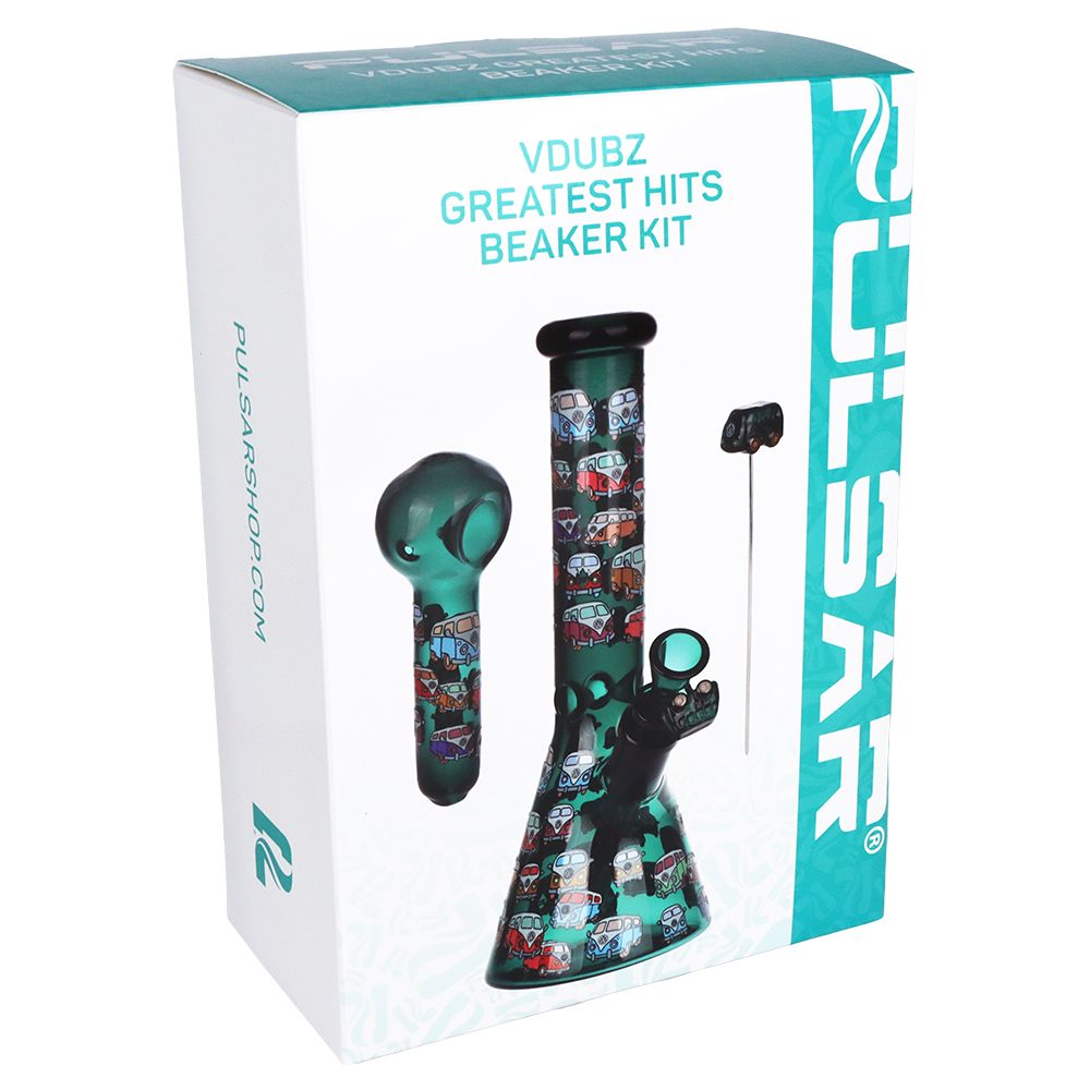 Greatest Hits Series Glow Bong and Pipe Duo