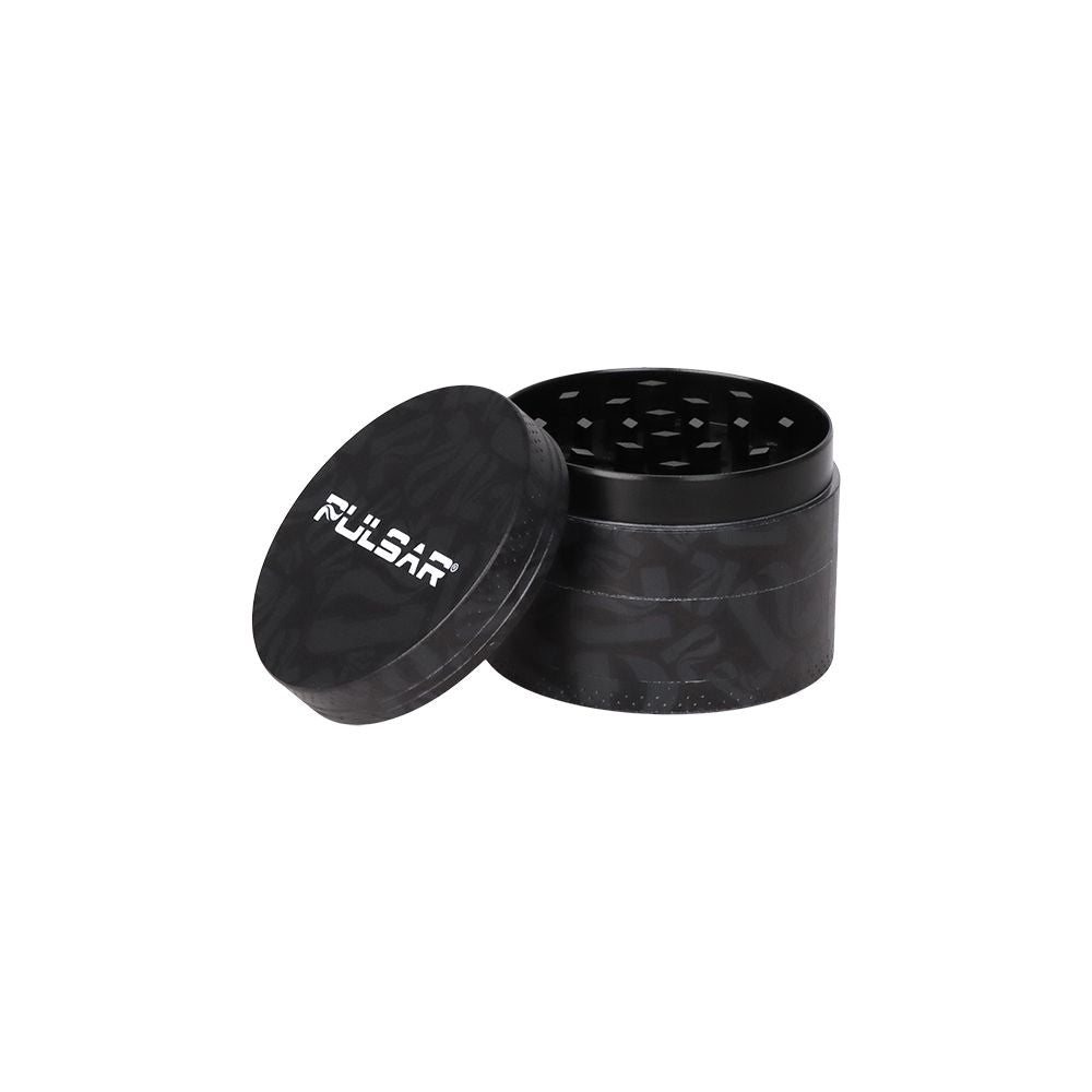 Black grinder with 'Fulgar' branding on a white background
