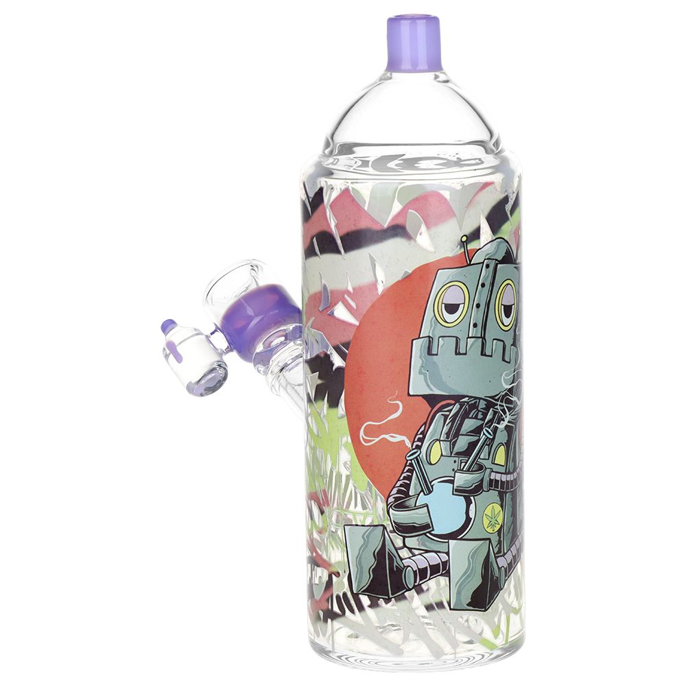 Graffiti Series Spray Paint Glass Bong & Pipe Set