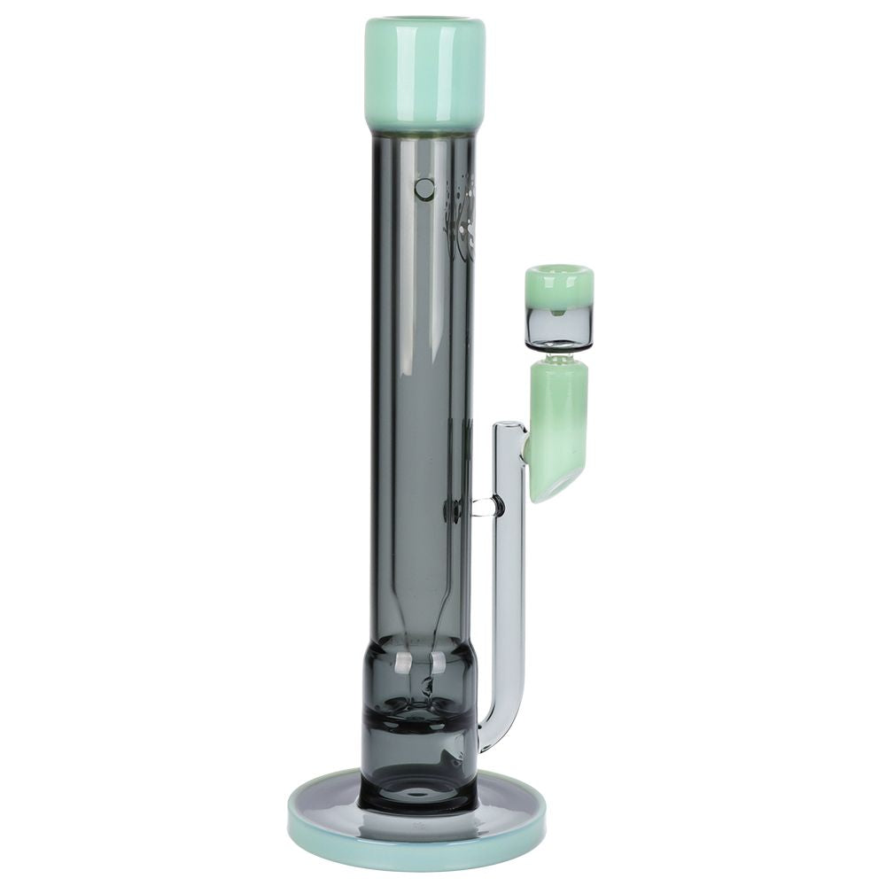 Transporter Kicked Straight Tube Glass Bong - 14"