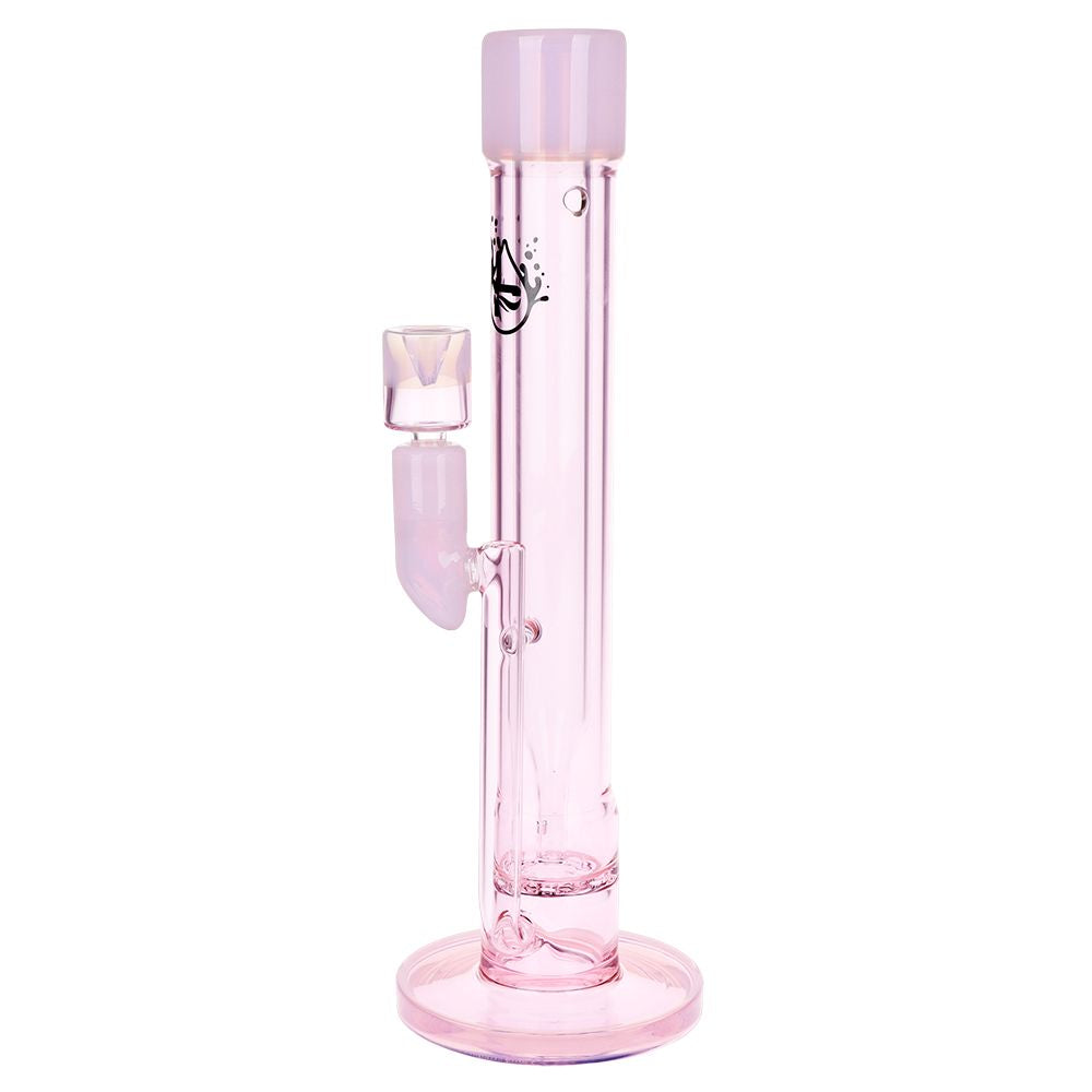 Transporter Kicked Straight Tube Glass Bong - 14"