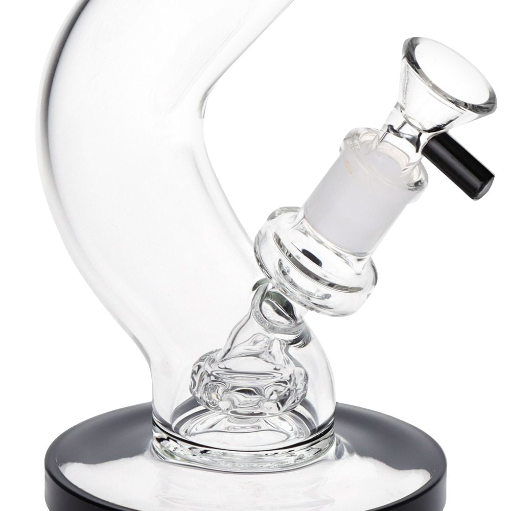 Hip Check Curved Glass Bong