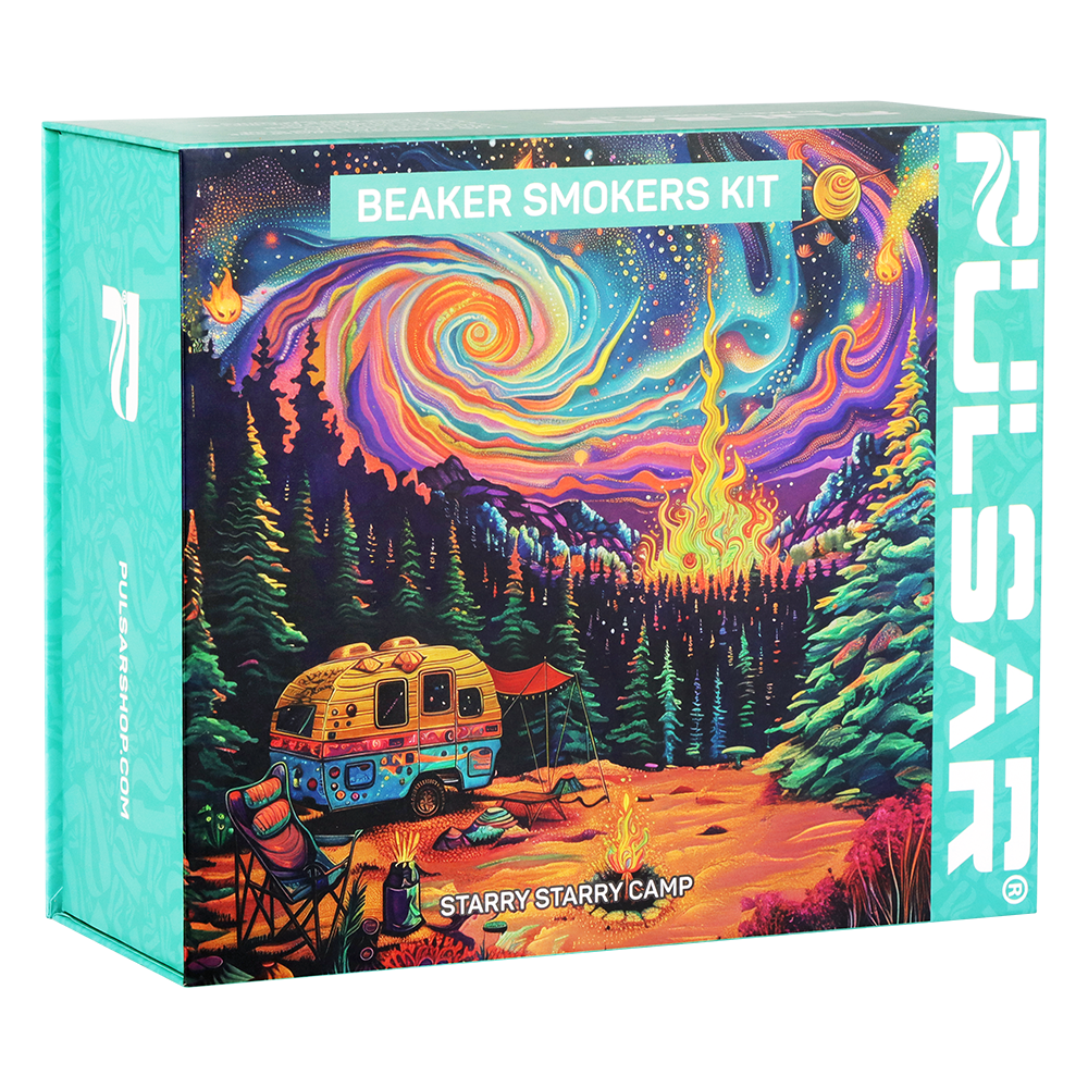 Design Series Beaker Bong Smoker's Kit | 7.75"