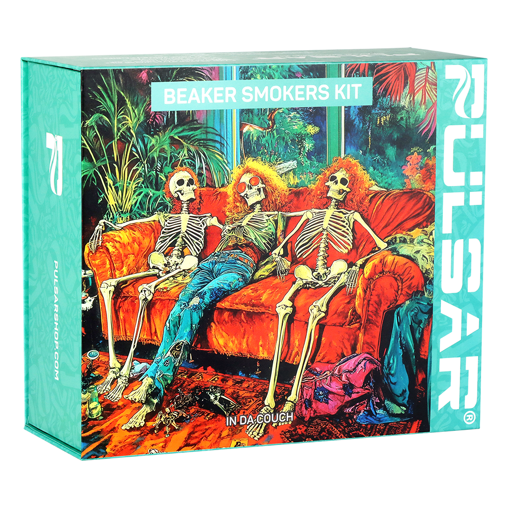 Design Series Beaker Bong Smoker's Kit | 7.75"