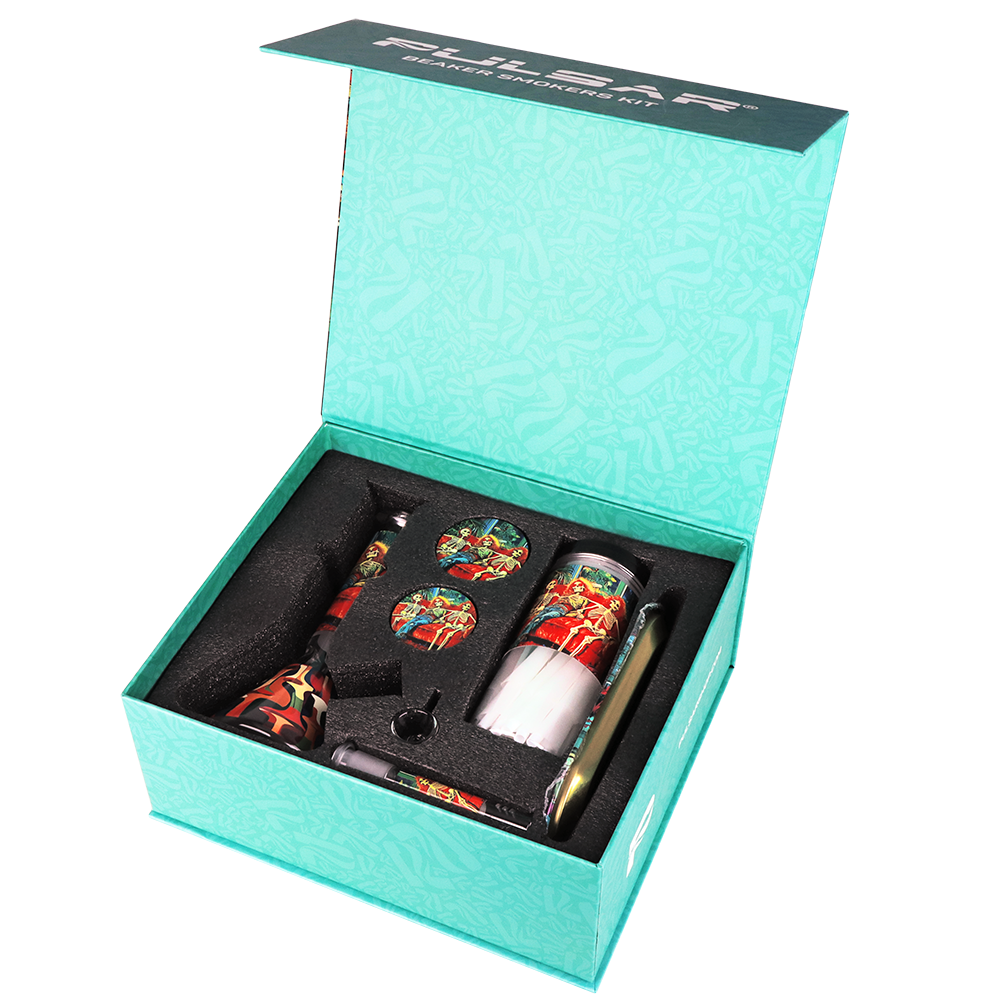 Design Series Beaker Bong Smoker's Kit | 7.75"