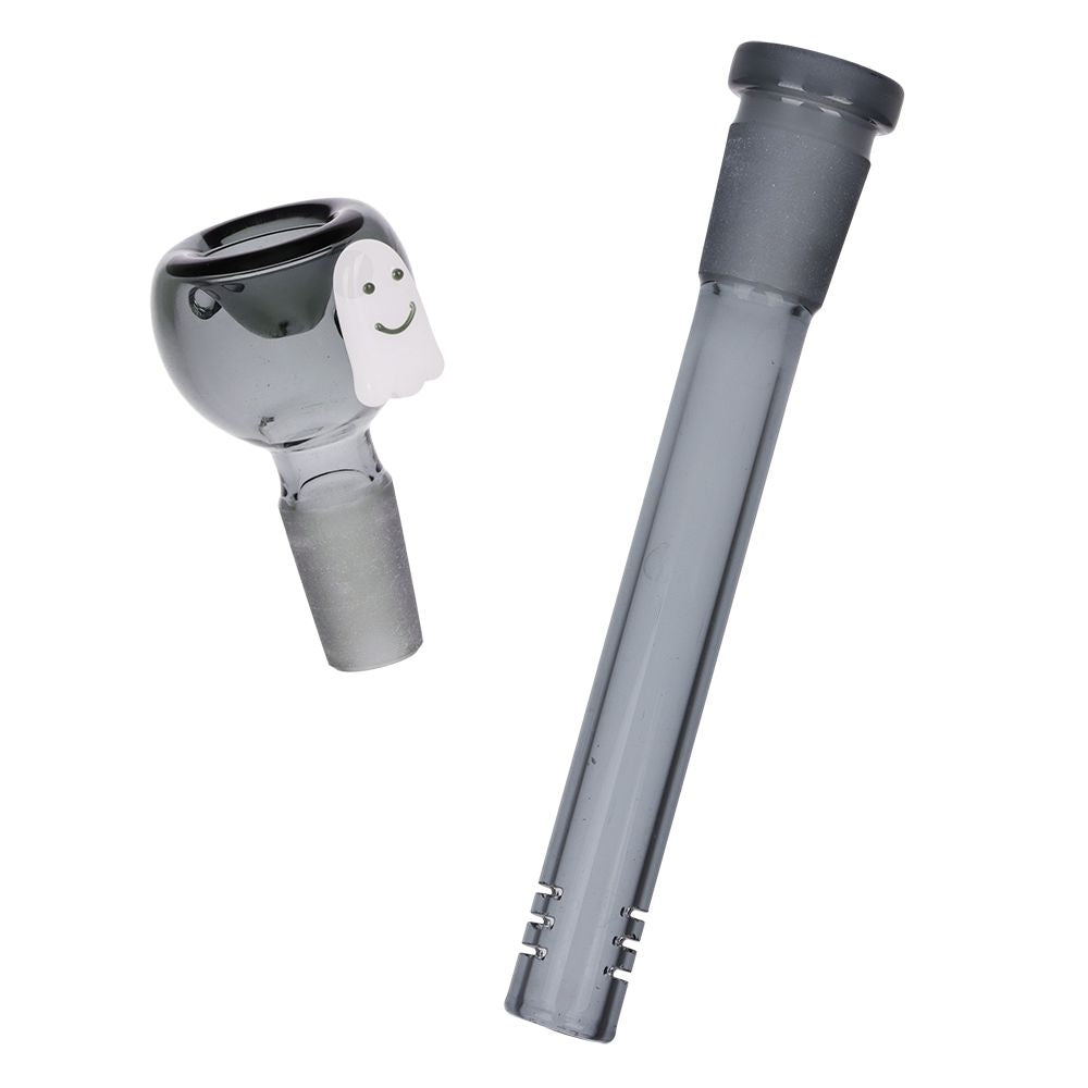 Happy Ghost Glass Dark Water Pipe