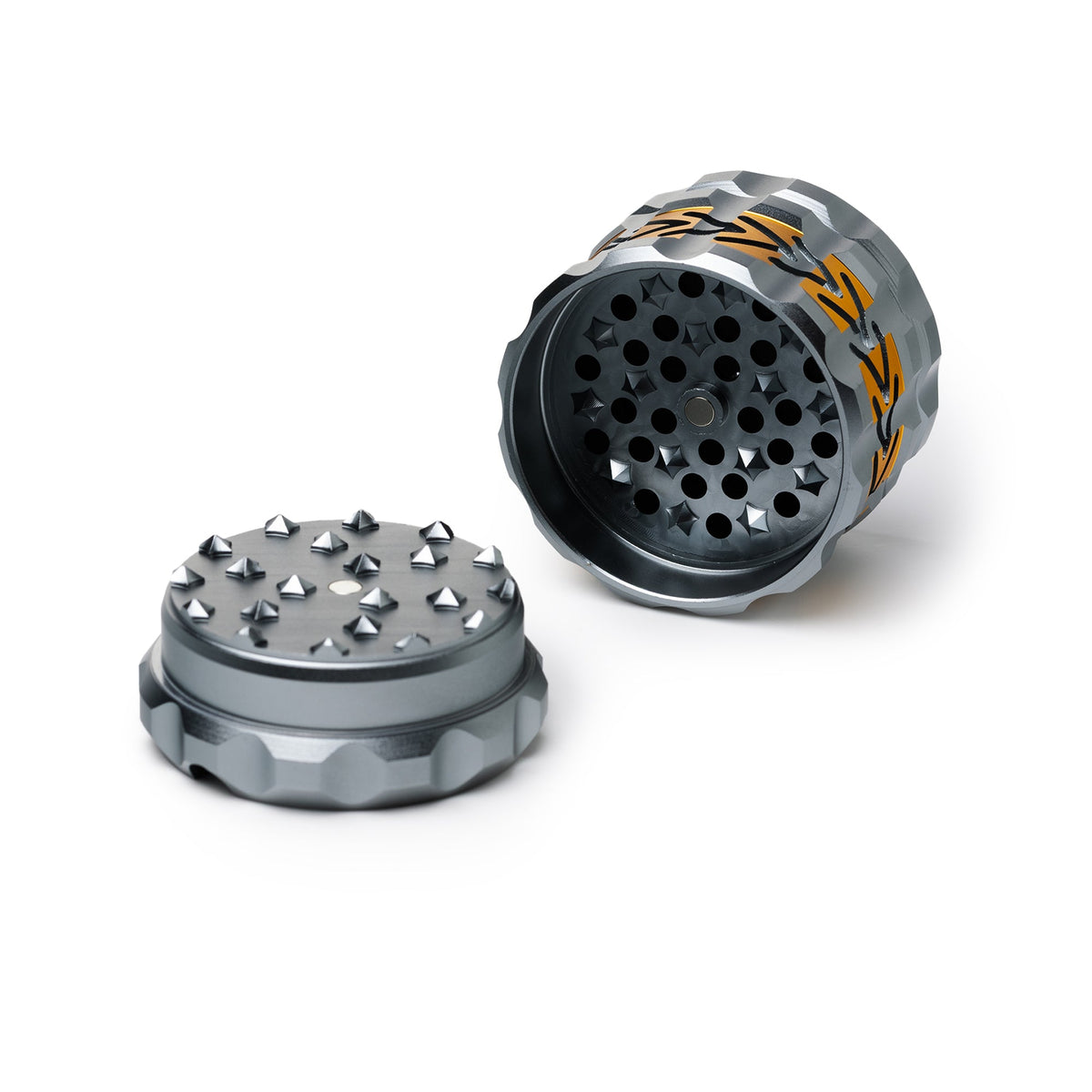 Built in Ashtray 4 Piece Aluminium Grinder
