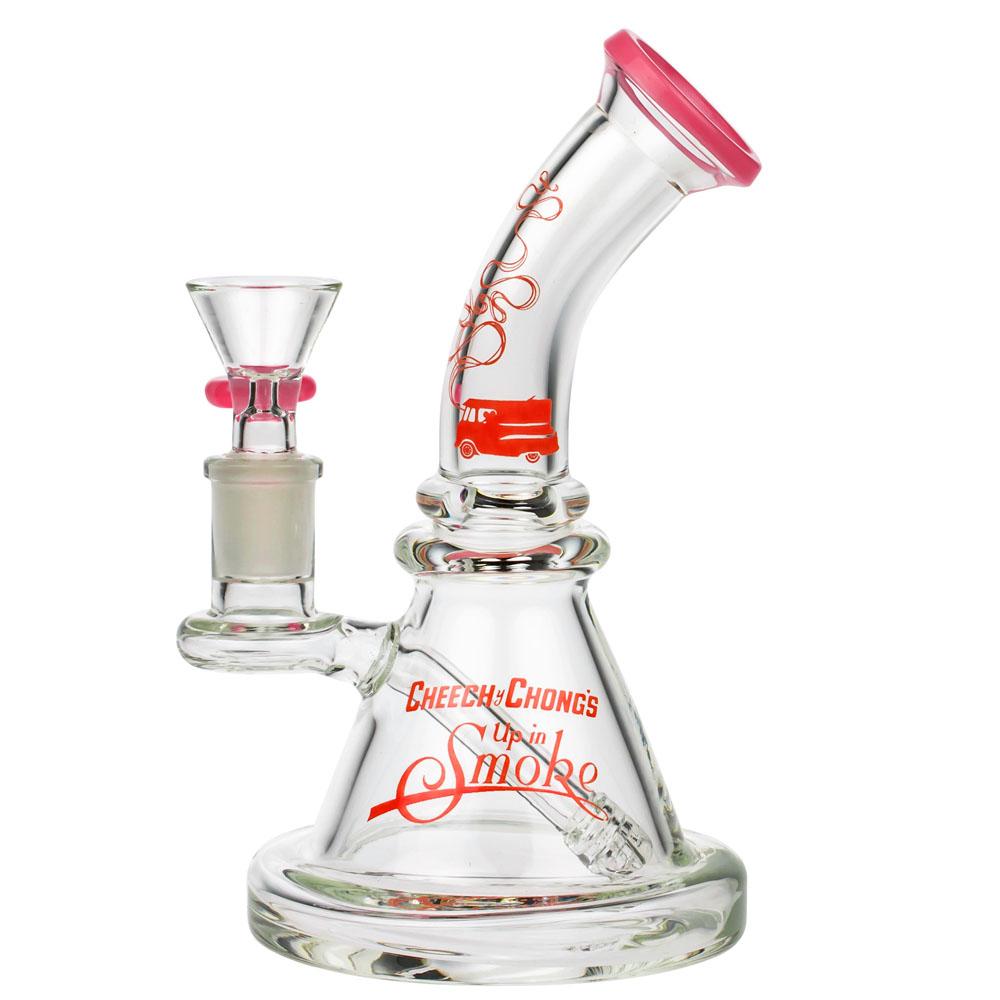 Strawberry 7&quot; Water Pipe - Cheech &amp; Chong