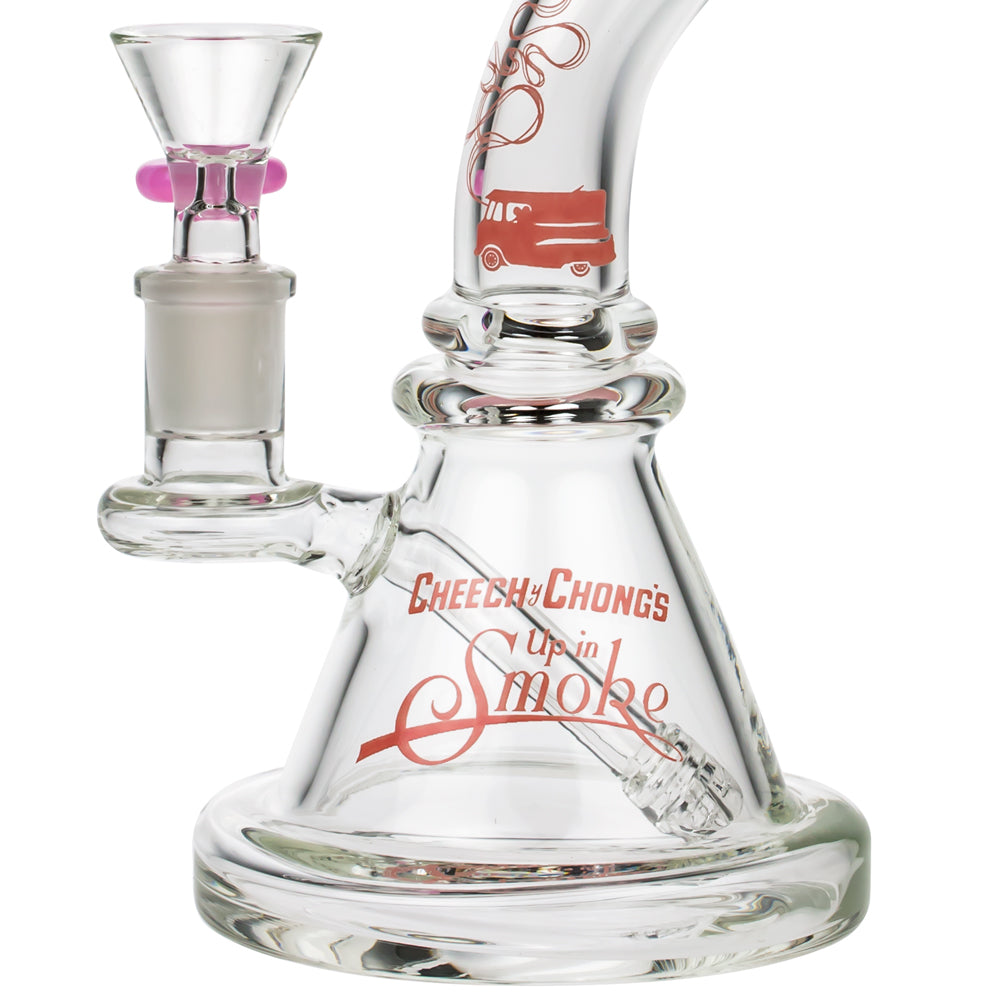 Strawberry 7&quot; Water Pipe - Cheech &amp; Chong