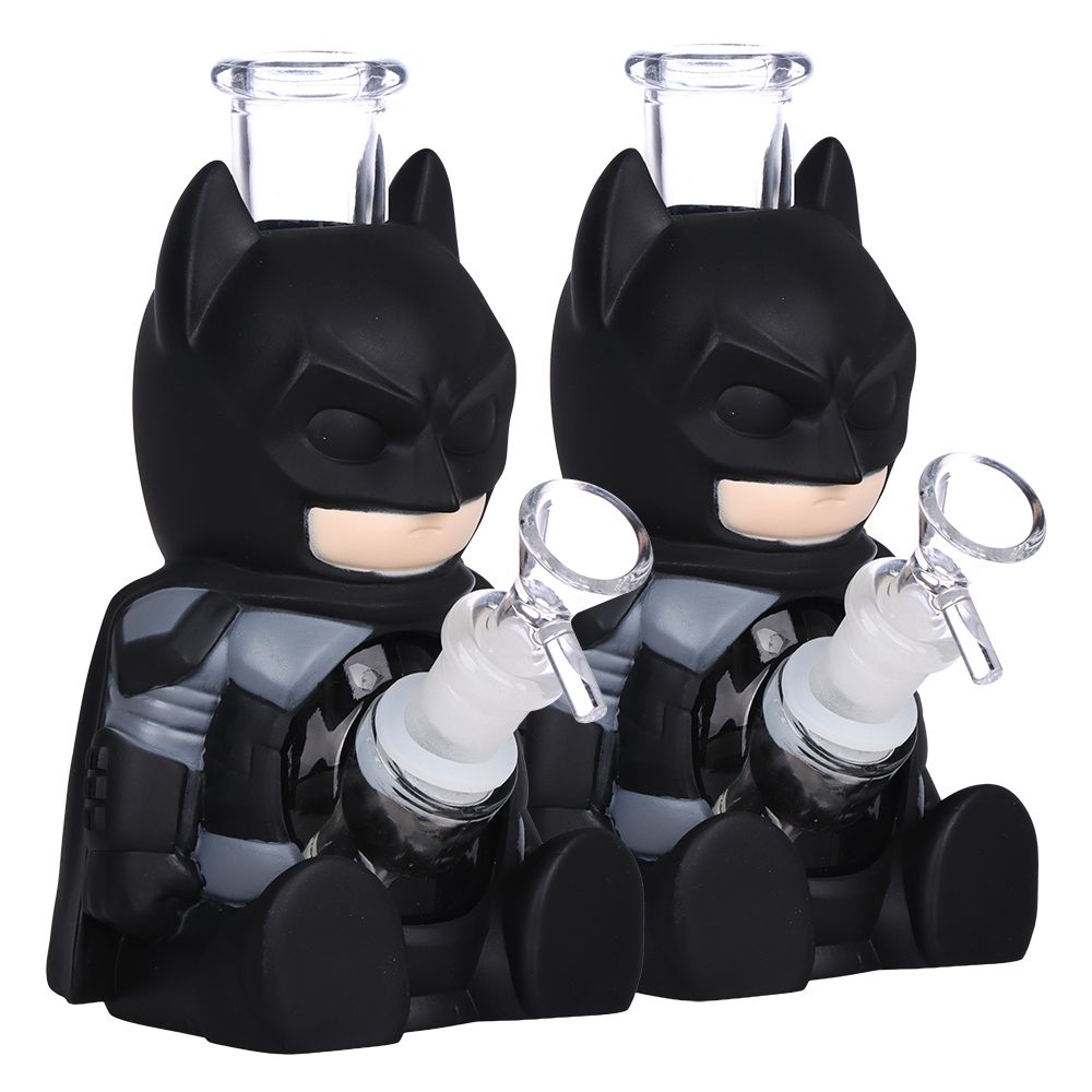 2-pack batguy bongs on a white background