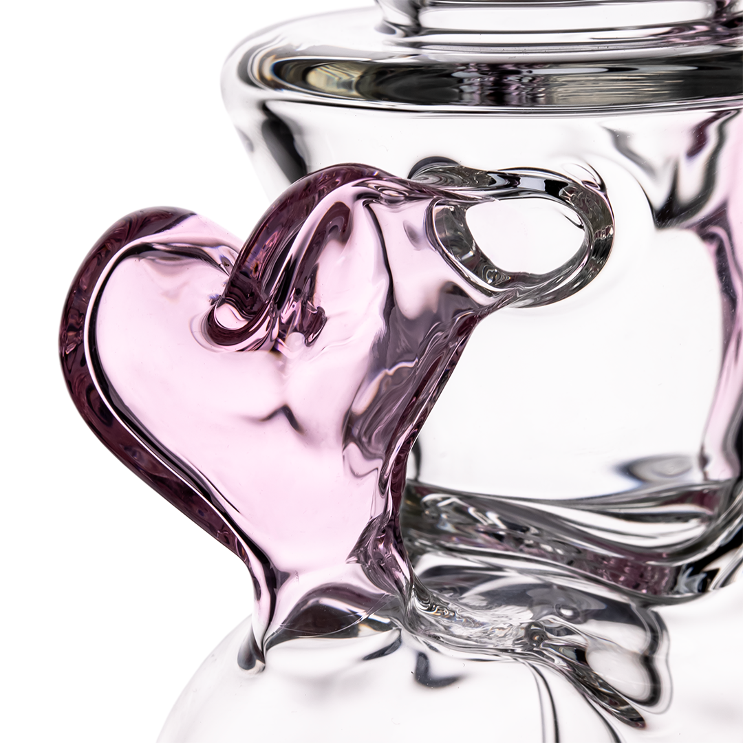 Melting Hearts Mini Dab Rig Valentine&#39;s Day