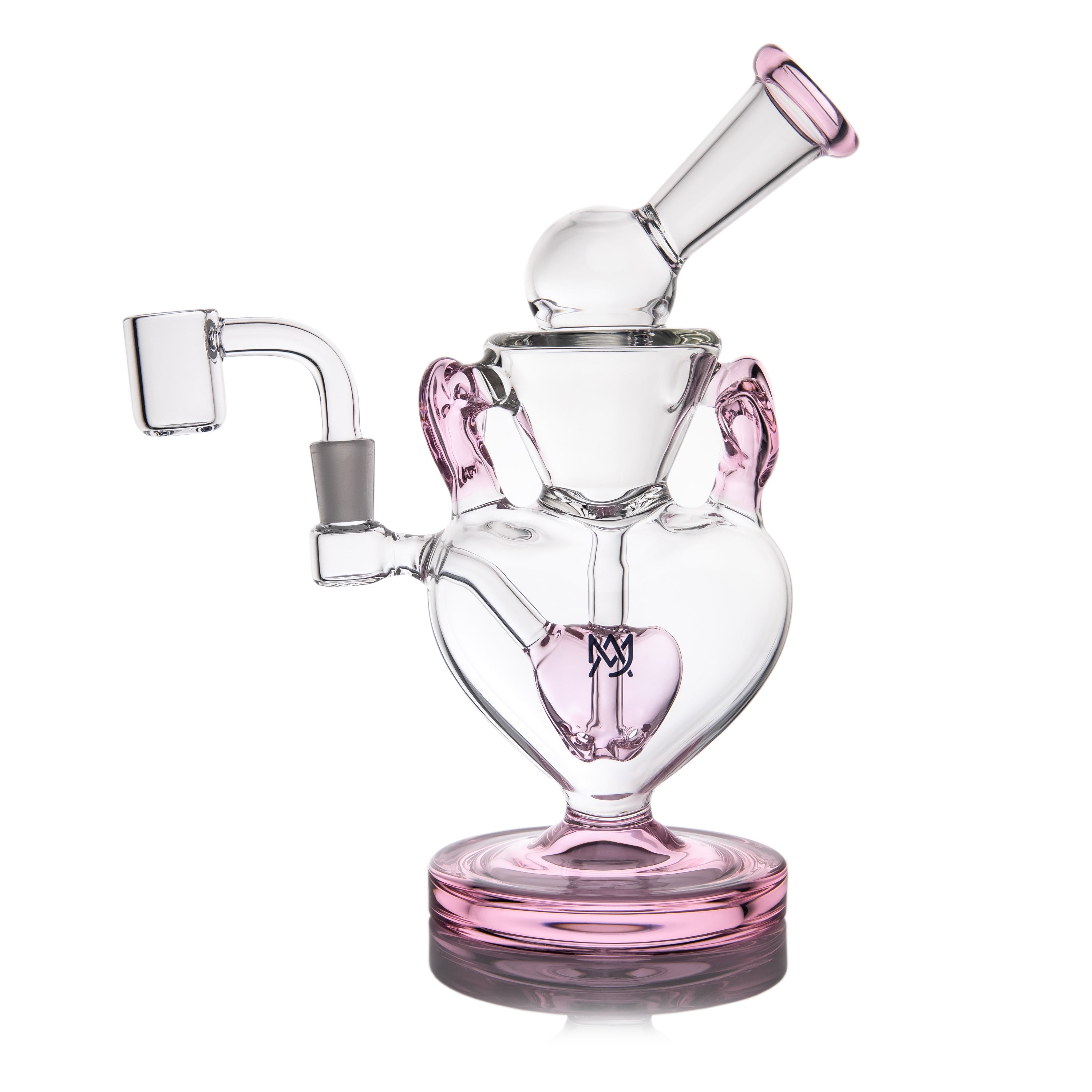 Melting Hearts Mini Dab Rig Valentine's Day - World of Bongs