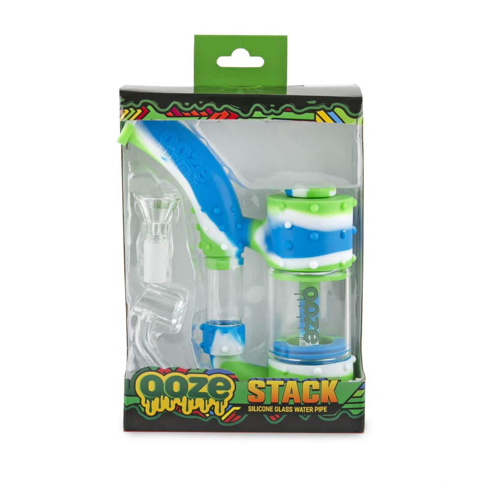 Ooze Stack Pipe Silicone Bubbler