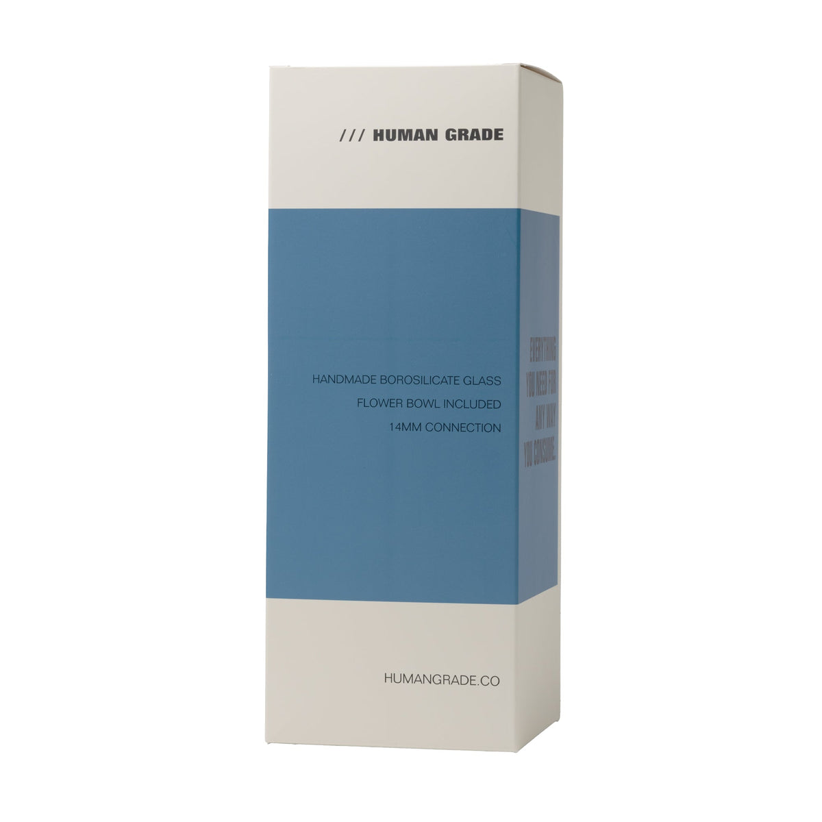 12" Double Perc Sacred Sandblasted Glass Water Pipe