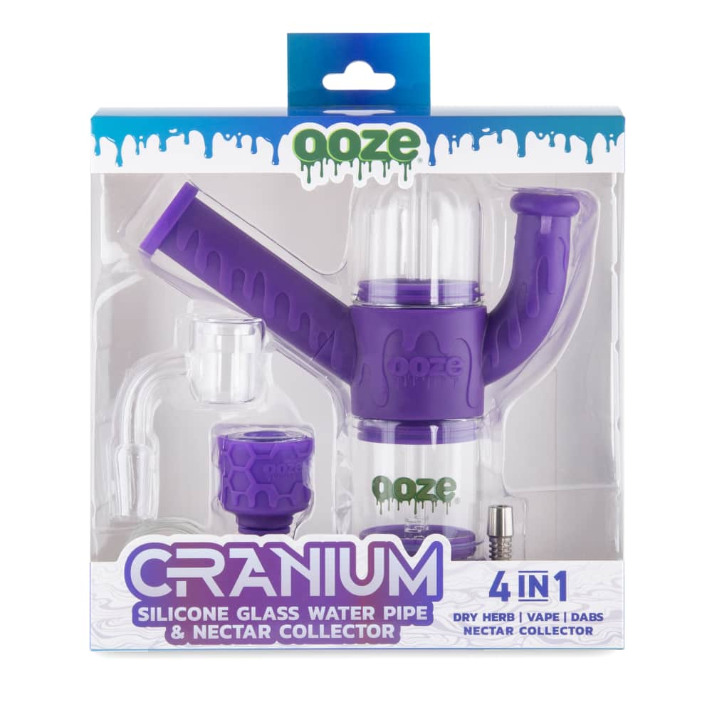 Ooze Cranium Silicone 4-in-1 Hybrid Water Pipe