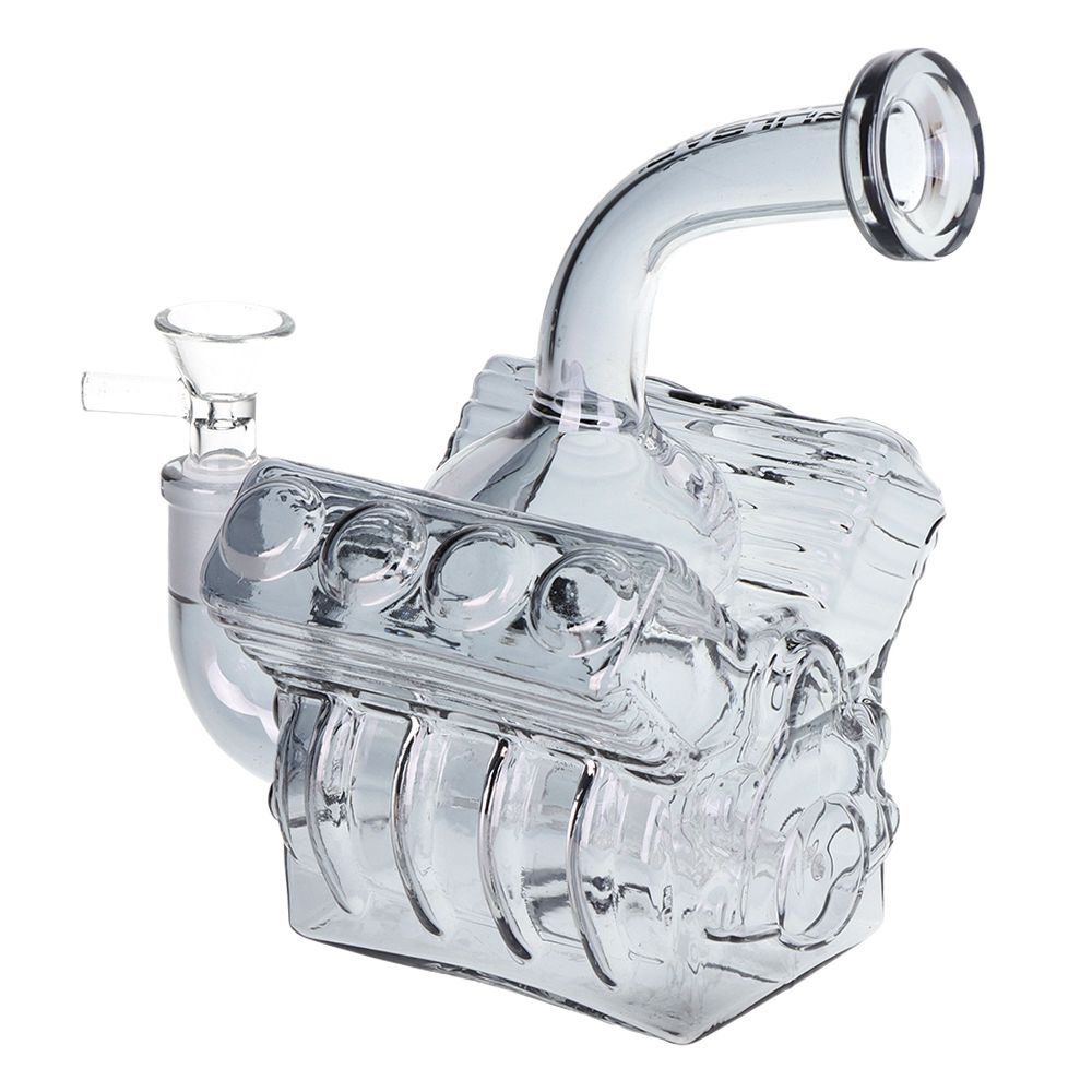 V8 Engine Electroplated Glass Bong