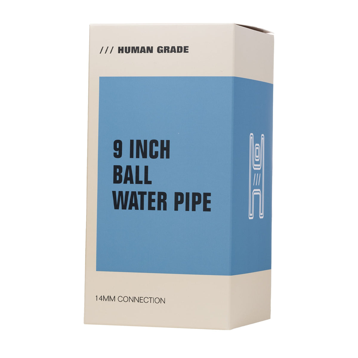 Human Grade 9&quot; Ball Glass Water Pipe