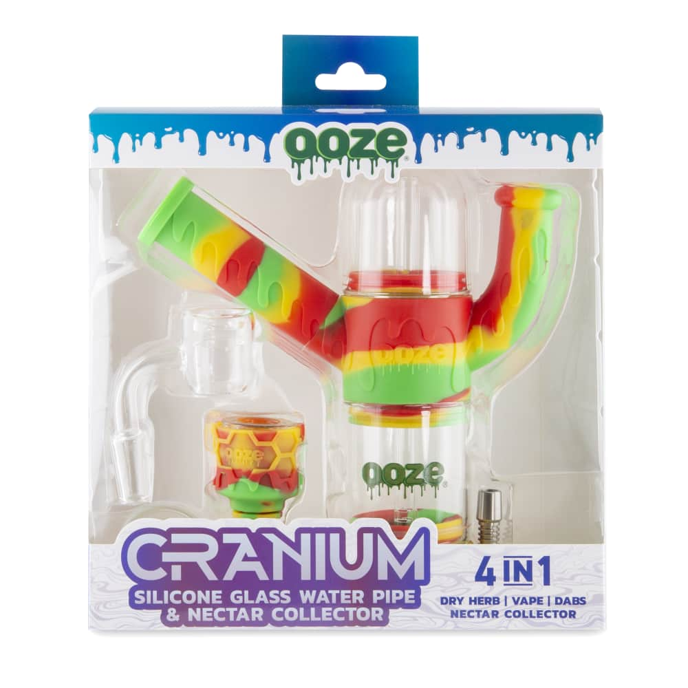 Ooze Cranium Silicone 4-in-1 Hybrid Water Pipe