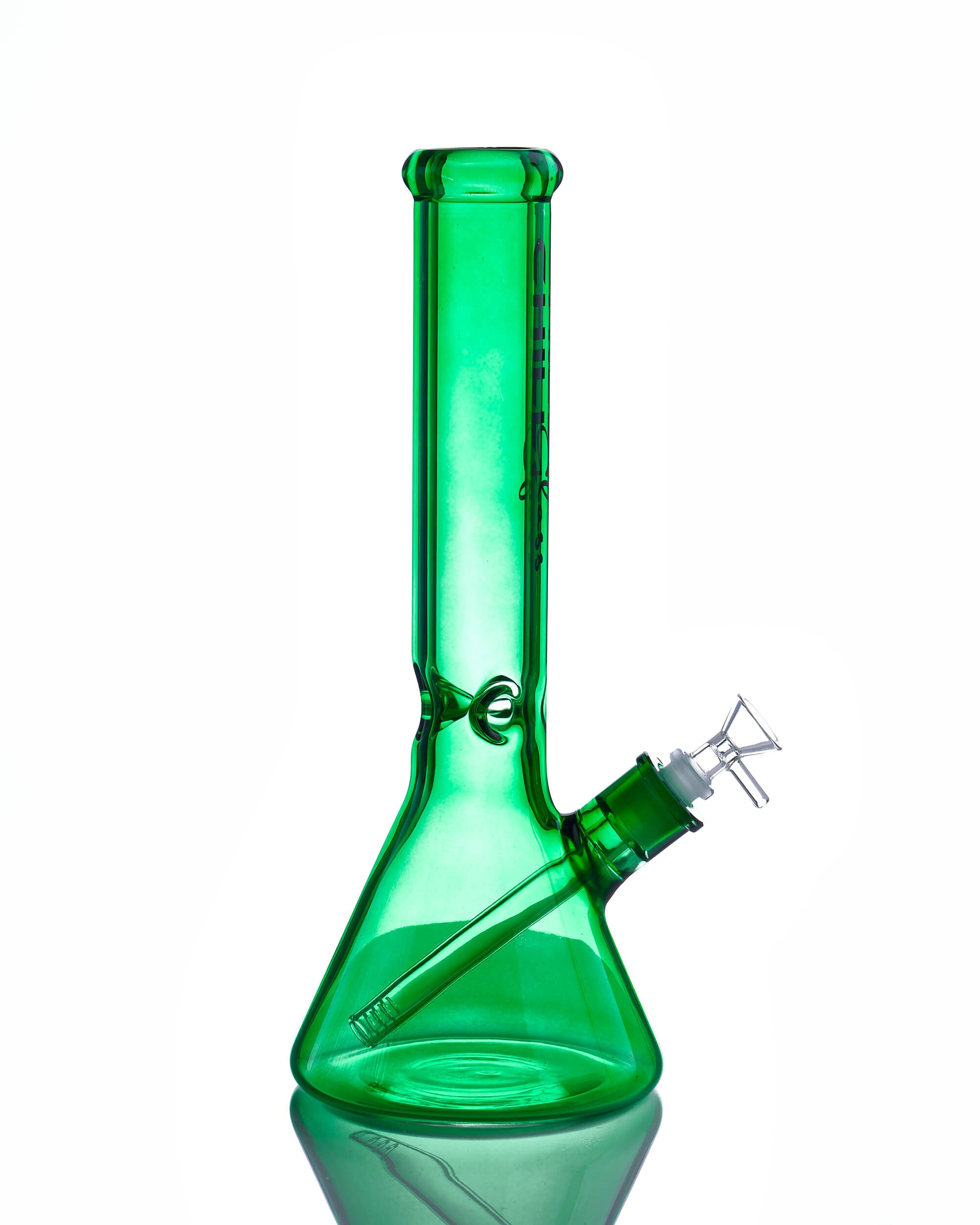 14'' Green Beaker Bong - Chill Glass Chill Glass