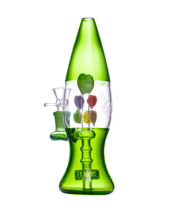 Hearts Lava Lamp Glass Dab Rig Online Smoke Shop World of Bongs