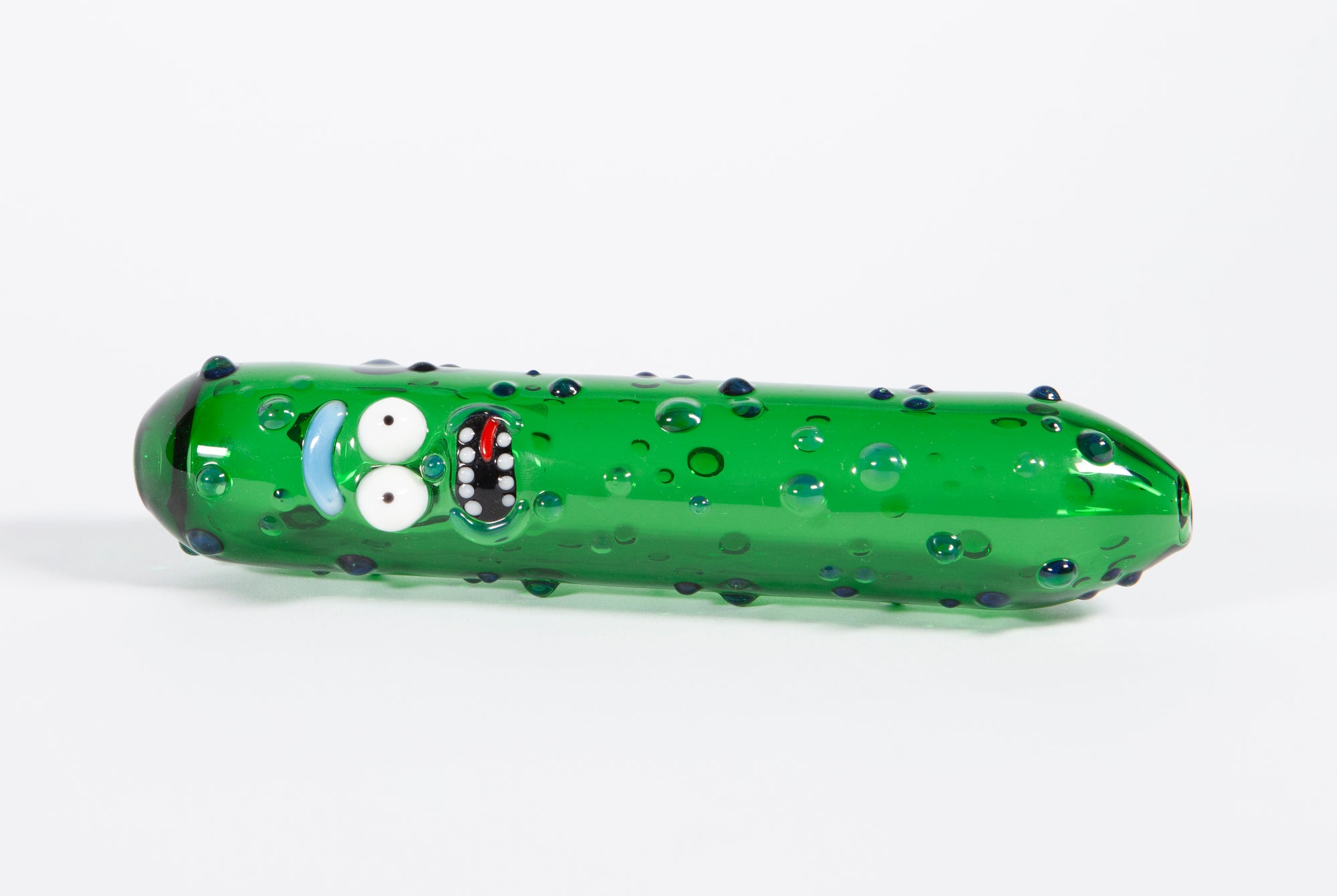 Pickle Rick Pipe By Crooks Glass WorldofBongs