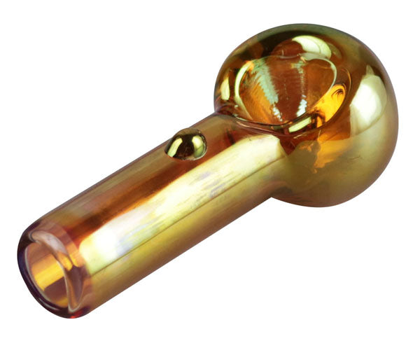 The Tiny Gold Fumed Hand Pipe - 3 inches WoB