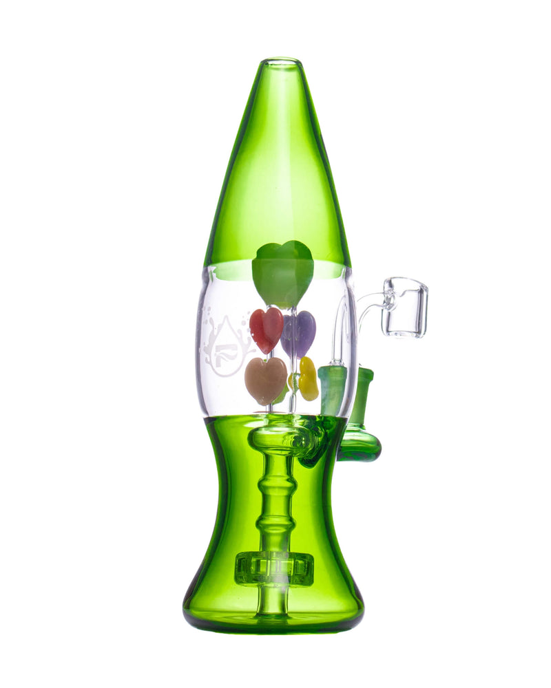 Hearts Lava Lamp Glass Dab Rig Online Smoke Shop World of Bongs