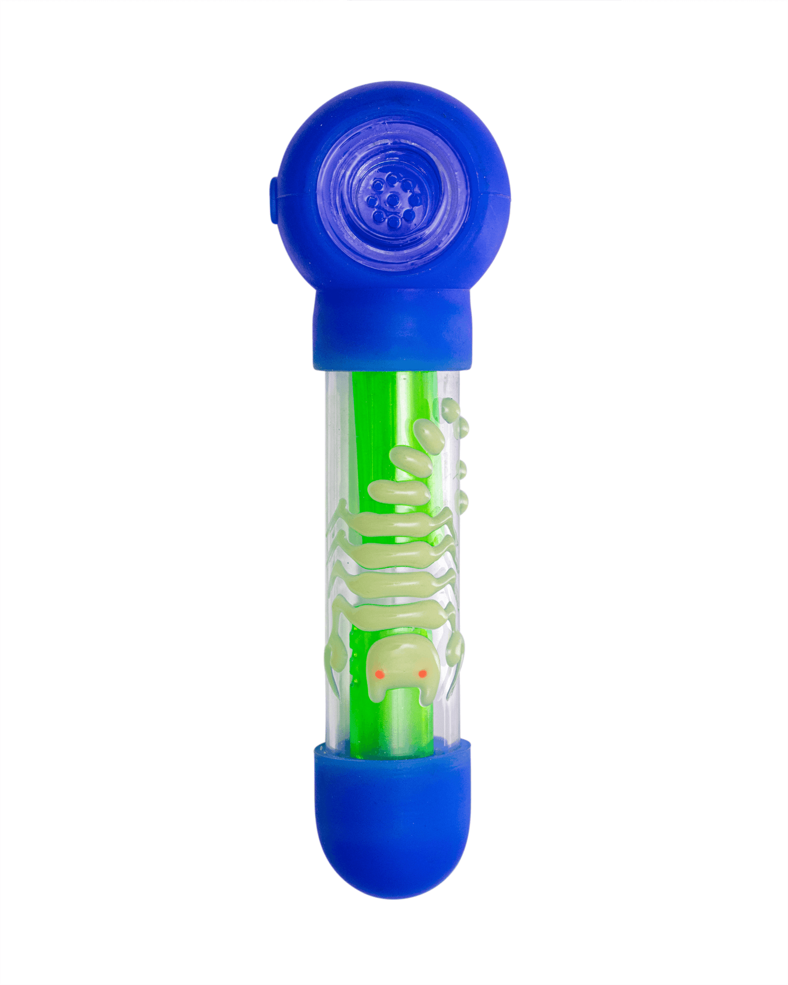 5.5'' Silicone & Acrylic Scorpion Spoon Pipe - Glows in the Dark WorldofBongs