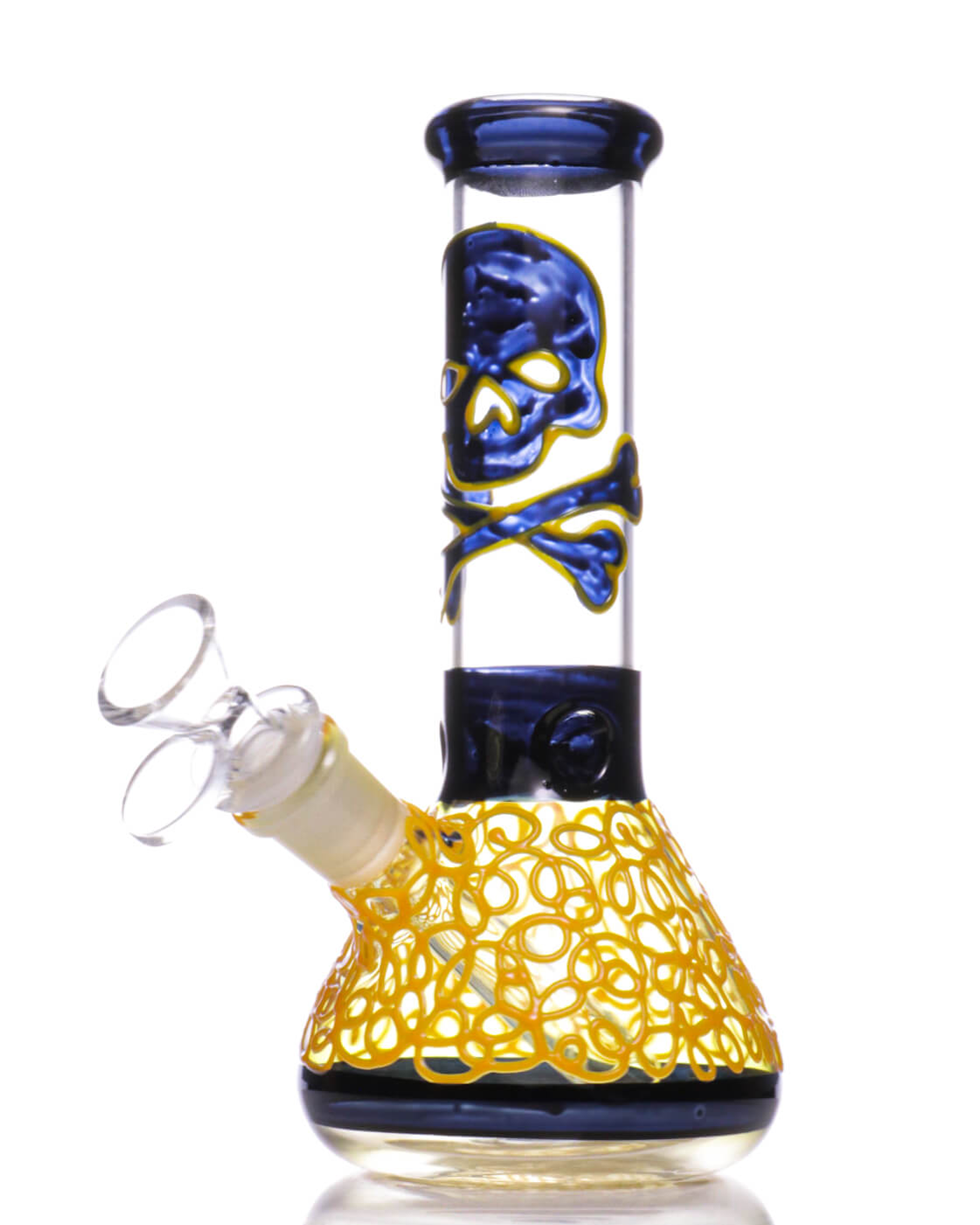 7.5'' Skull Beaker Bong - Glow In The Dark WorldofBongs