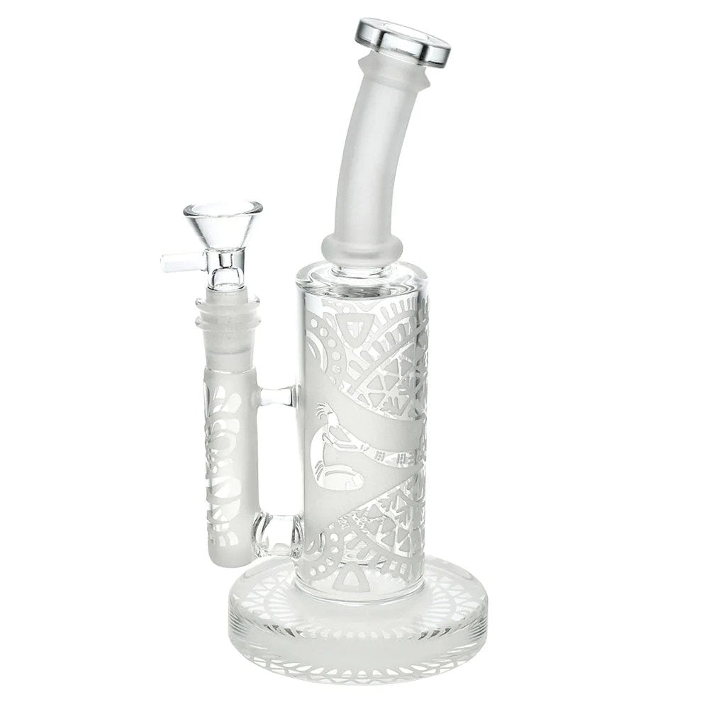 8.5” Frosted Geo Sun Water Pipe