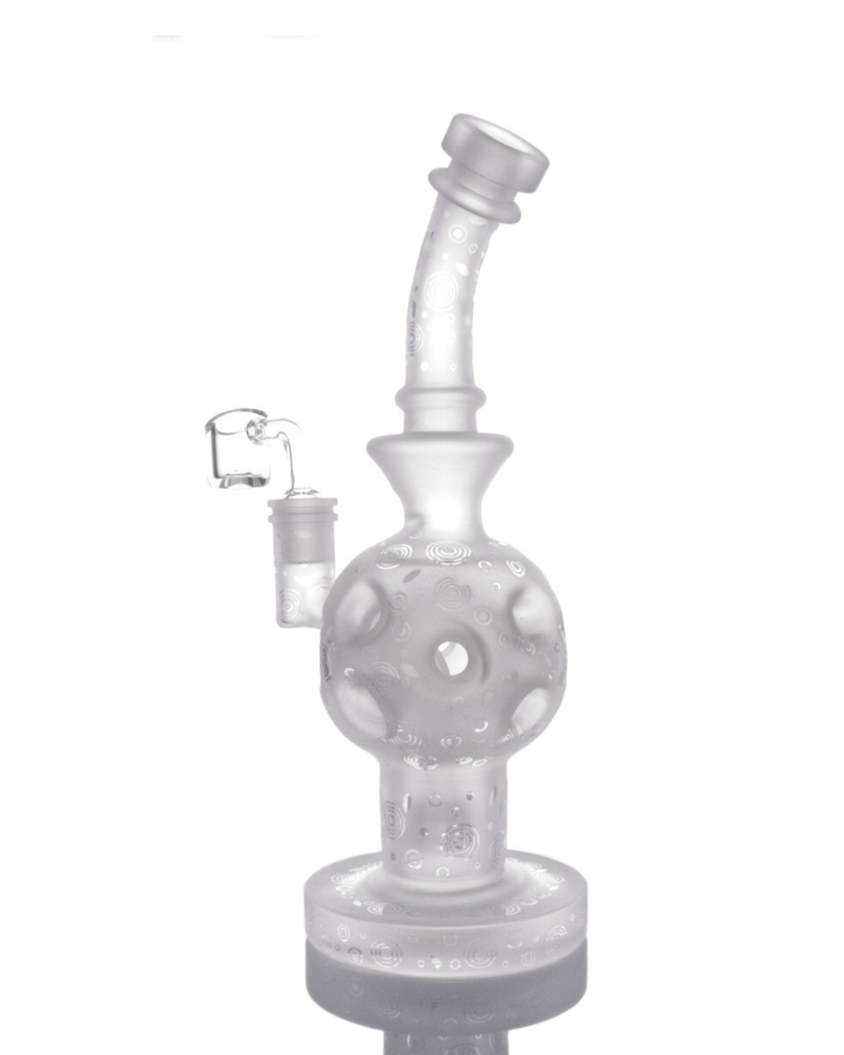 9&quot; Frosted Virus Fabb Egg Rig w/ Bowl WorldofBongs