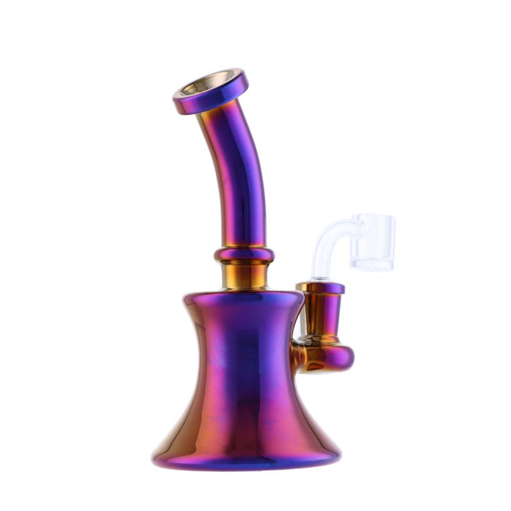 Mystery 8” Fumed Bell Dab Rig - assorted Valiant