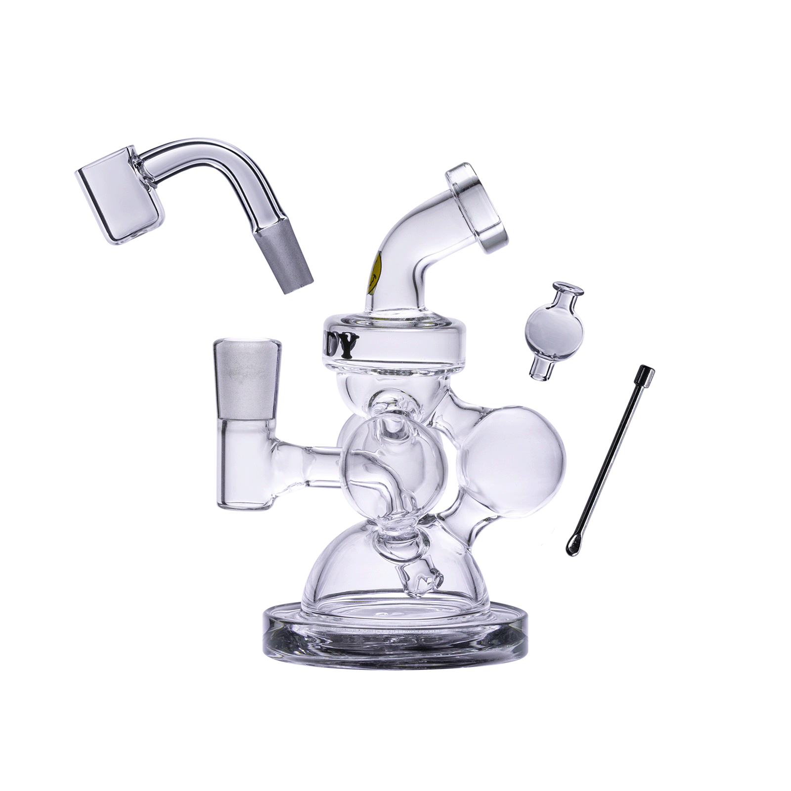 “Atom” Mini Dab Rig - Full Kit - World of Bongs