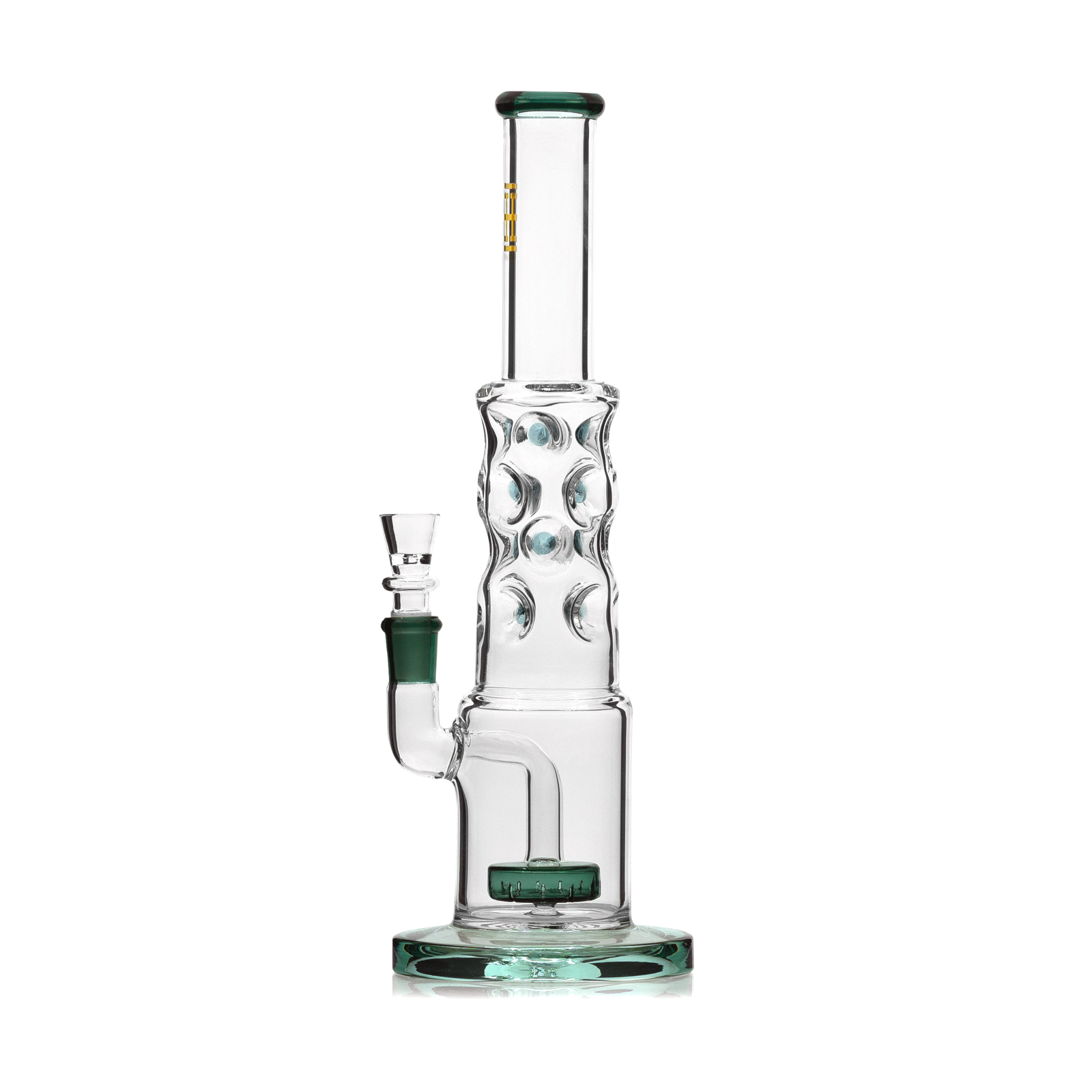 12” Thickest Straight Neck Bubble Perc Bong HEMPER