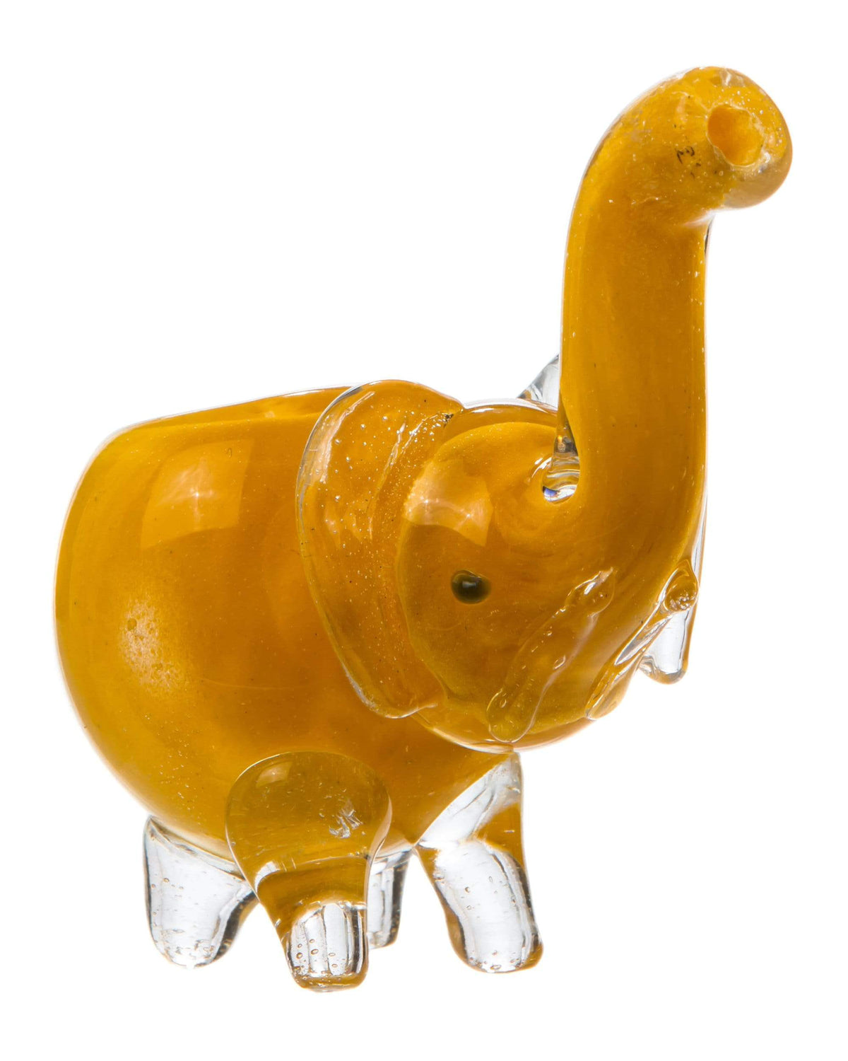 Dainty Glass Elephant Pipe worldofbongs