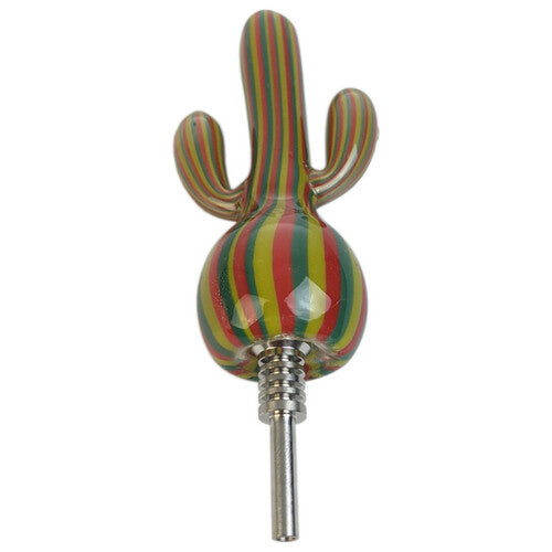 3&quot; Swirl Cactus Nectar Pipe - with 10M Tip WorldofBongs