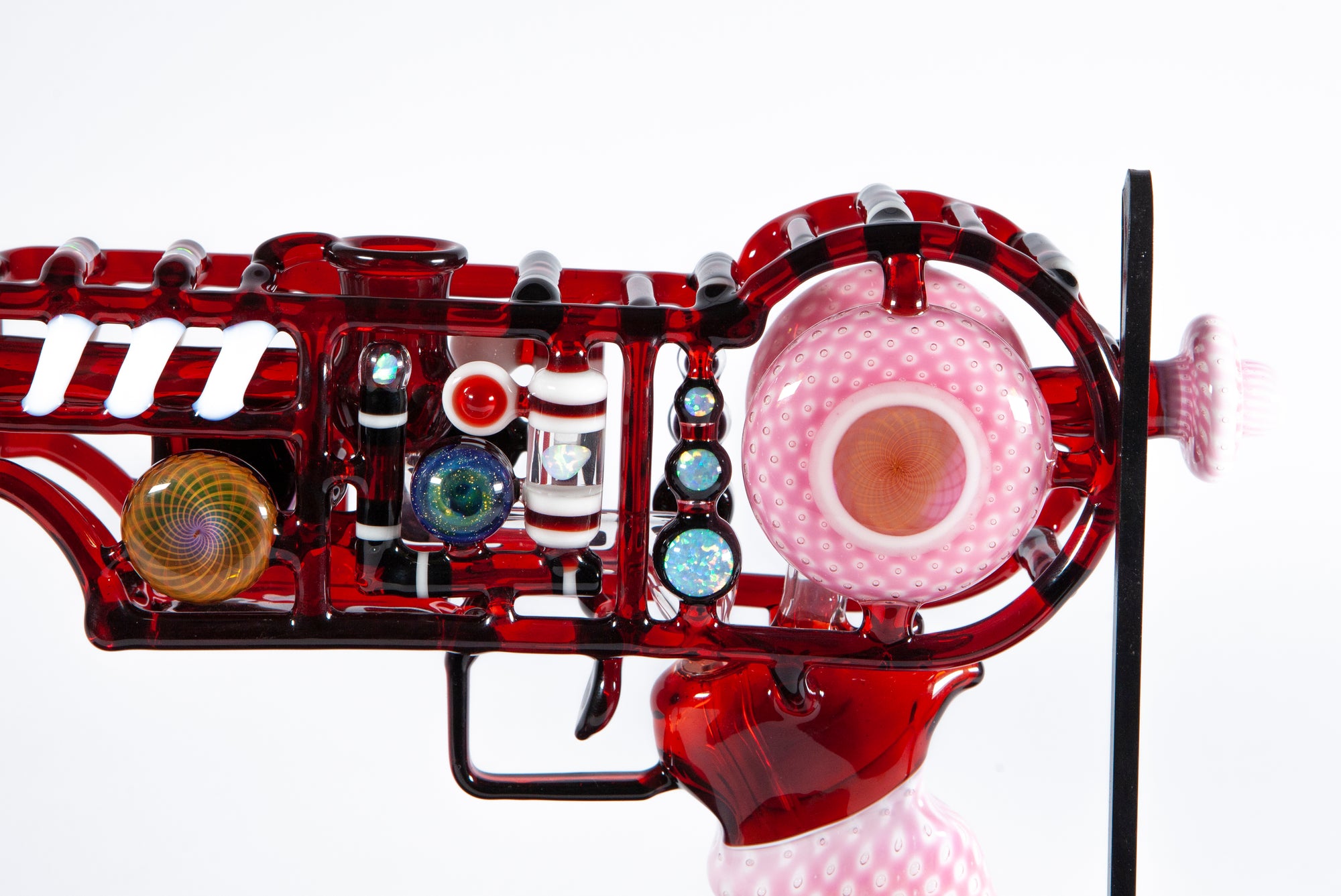 Ray Gun Rig by Rocksolid Glass Villain Glass WOB World of Bongs