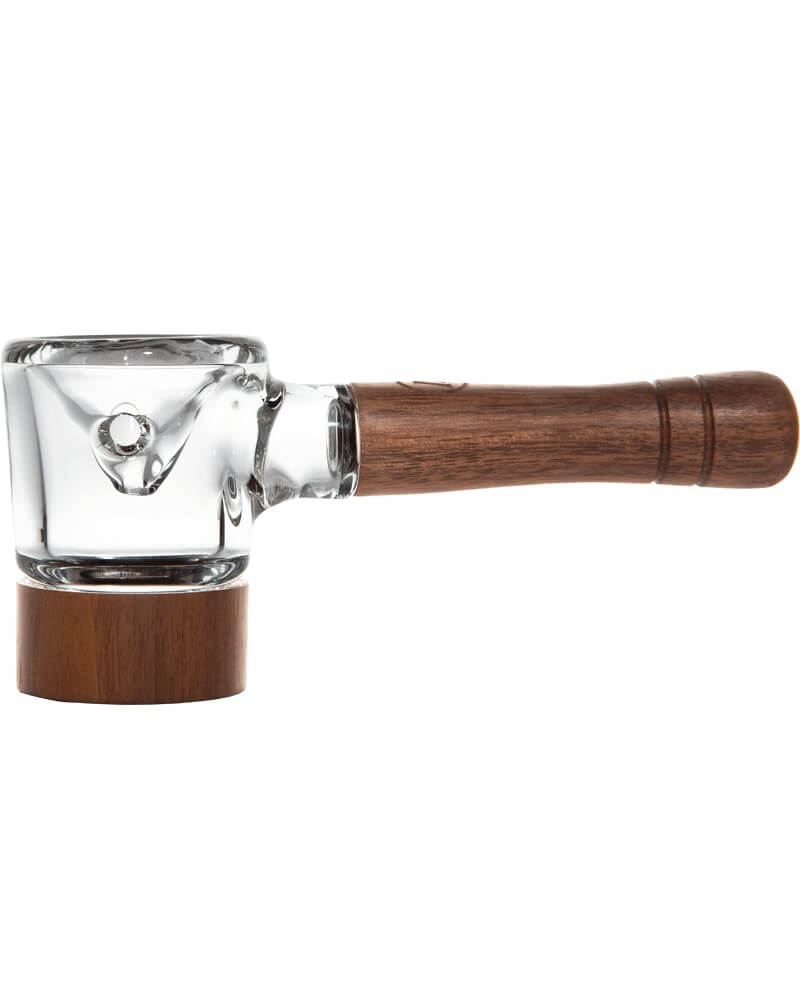 Marley Natural - Glass Spoon Pipe with Wood Accents Marley Natural